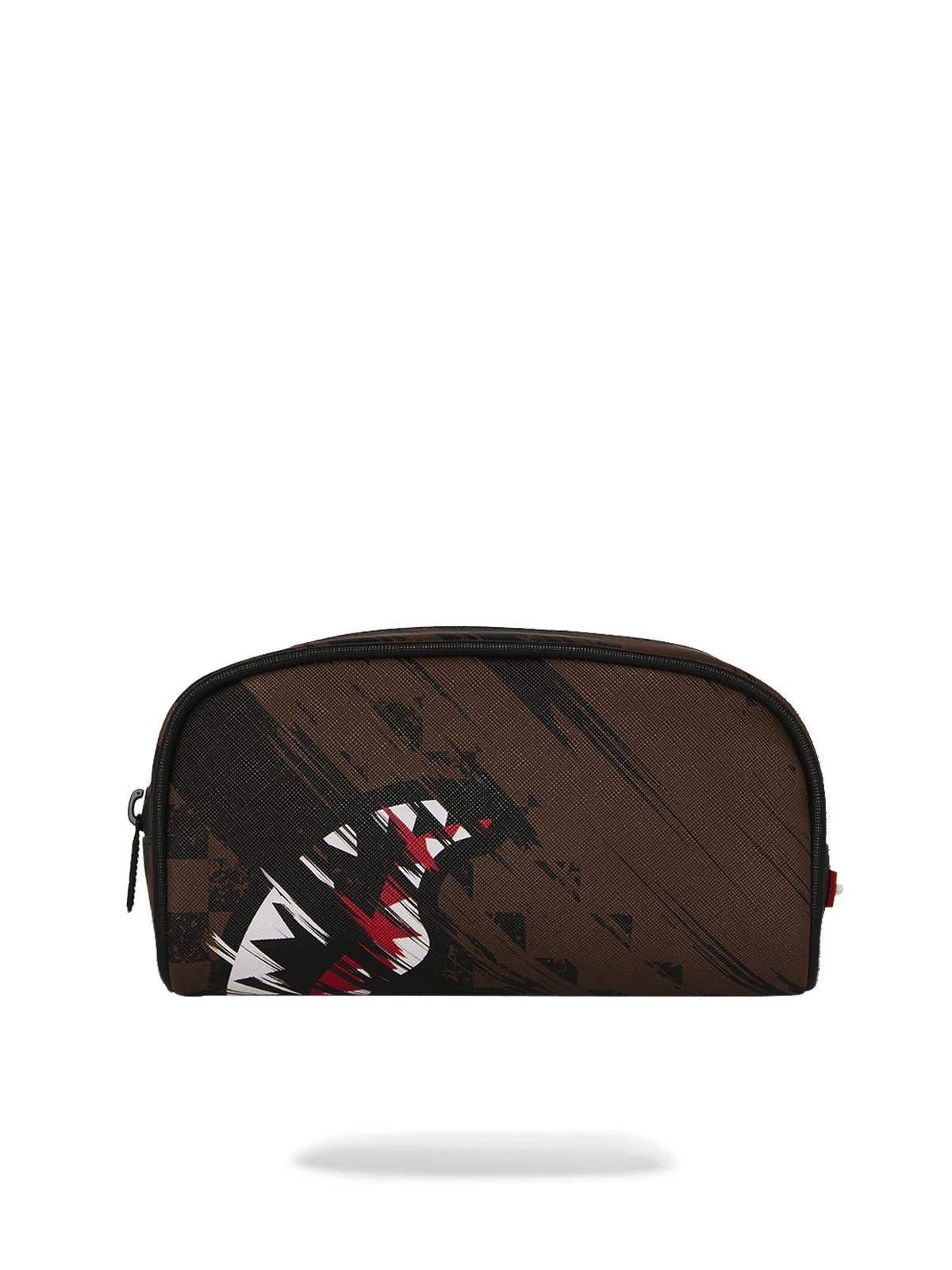 SPRAYGROUND Pochette Unisex adulto SMEARED GRUNGE PENCIL POUCH 910B8973NSZ Marrone - Image 4