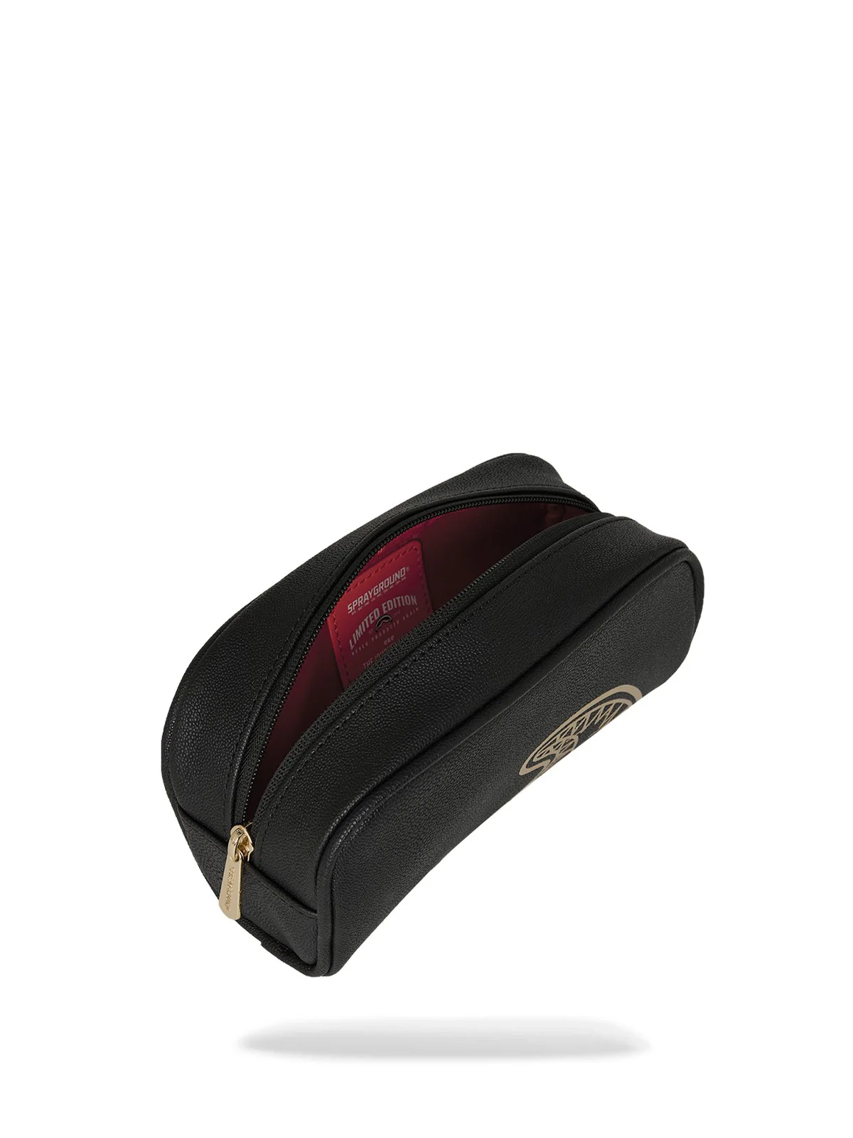 SPRAYGROUND Pochette Unisex adulto THAT GOLD DRAP PENCIL POUCH 910B8982NSZ Nero - Image 5