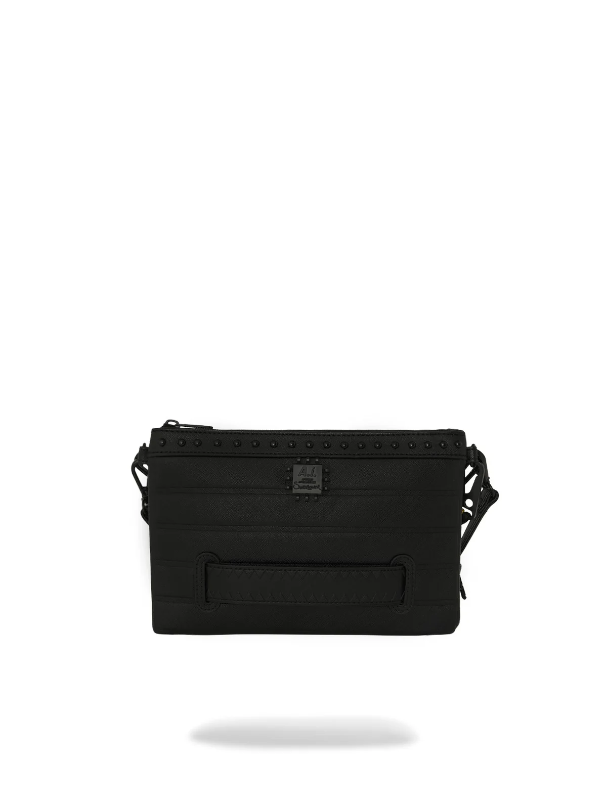 SPRAYGROUND Pochette Uomo AI WONDERLAND GOLD AND BLACK CROSSOVER CLUTCH 910B8095NSZ Nero - Image 2