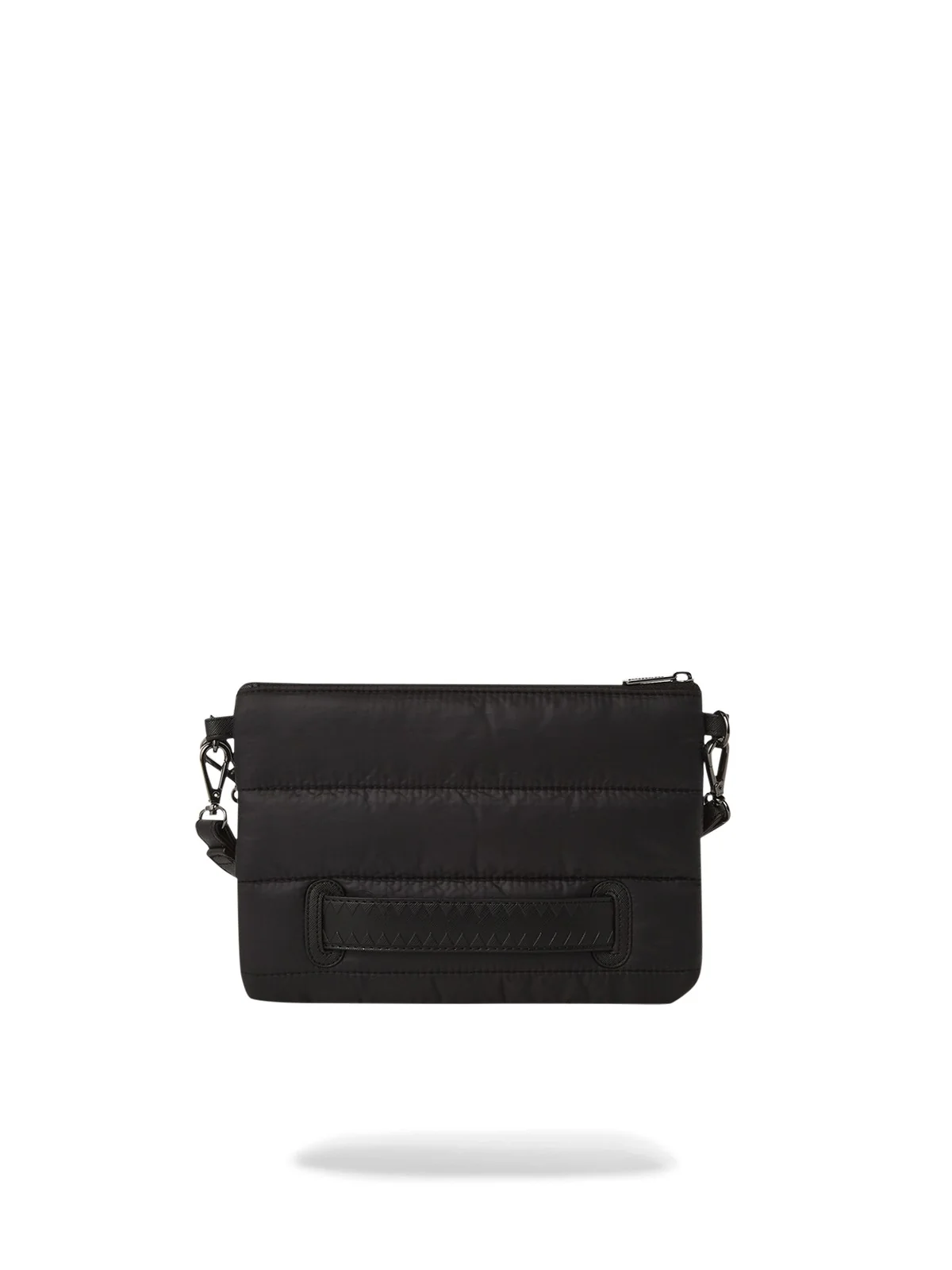 SPRAYGROUND Pochette Uomo BLACK PUFFER GREY CHECK POUCHETTE 910B6858NSZ Nero - Image 3