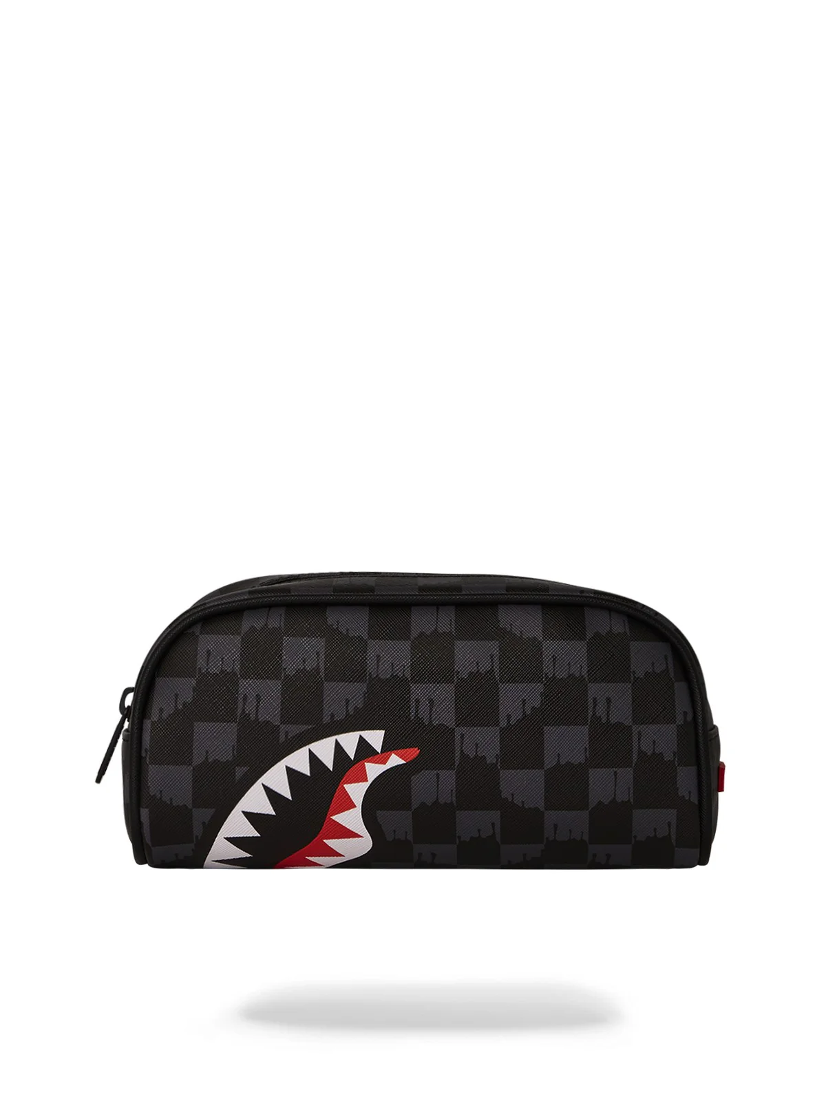 SPRAYGROUND Pochette Uomo DRIP CHECK SHARK PENCIL POUCH 910B6574NSZ Grigio