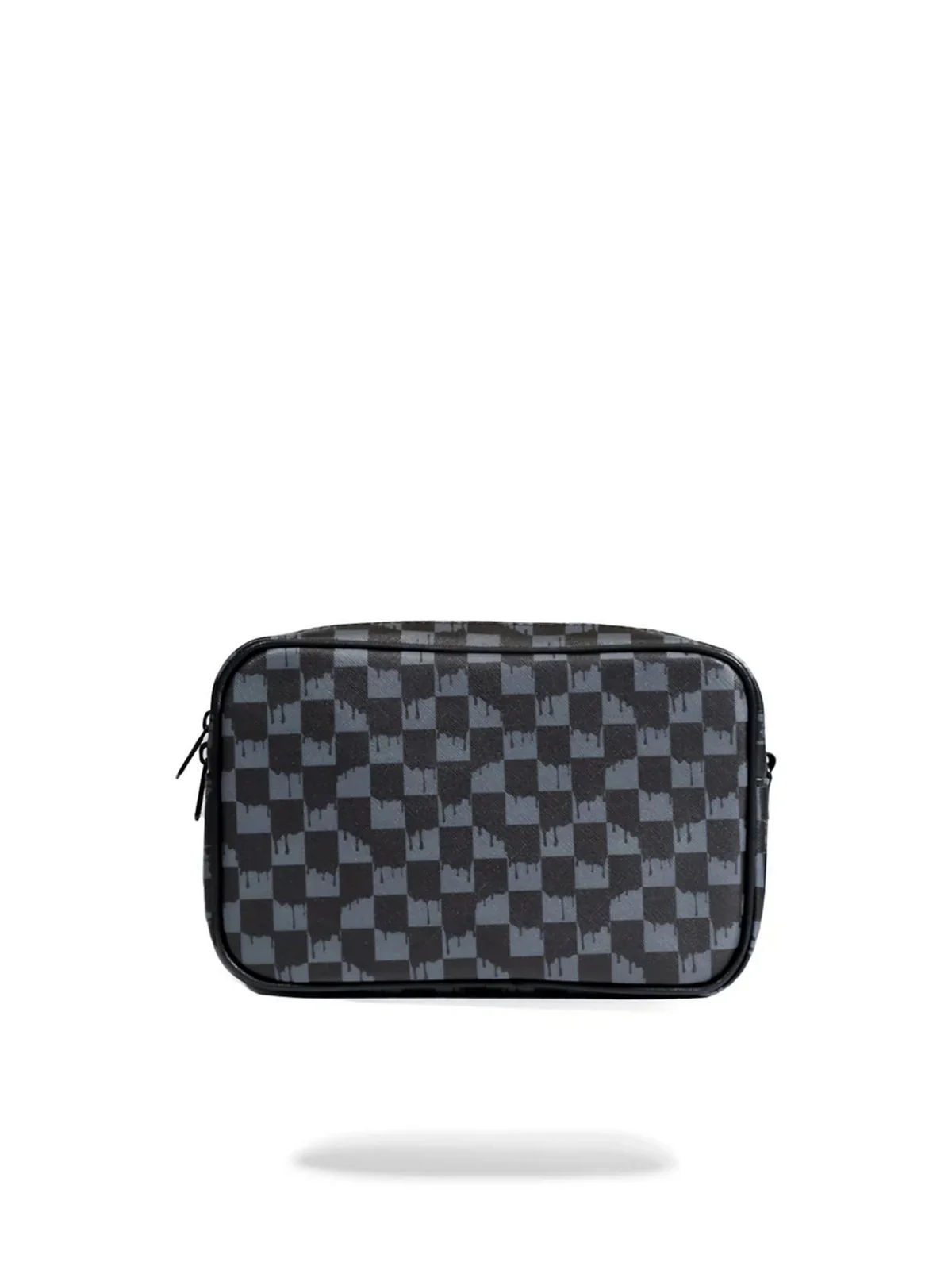 SPRAYGROUND Pochette Uomo DRIP CHECK SHARK TOILETRY BRICK 910B6570NSZ Grigio - Image 2
