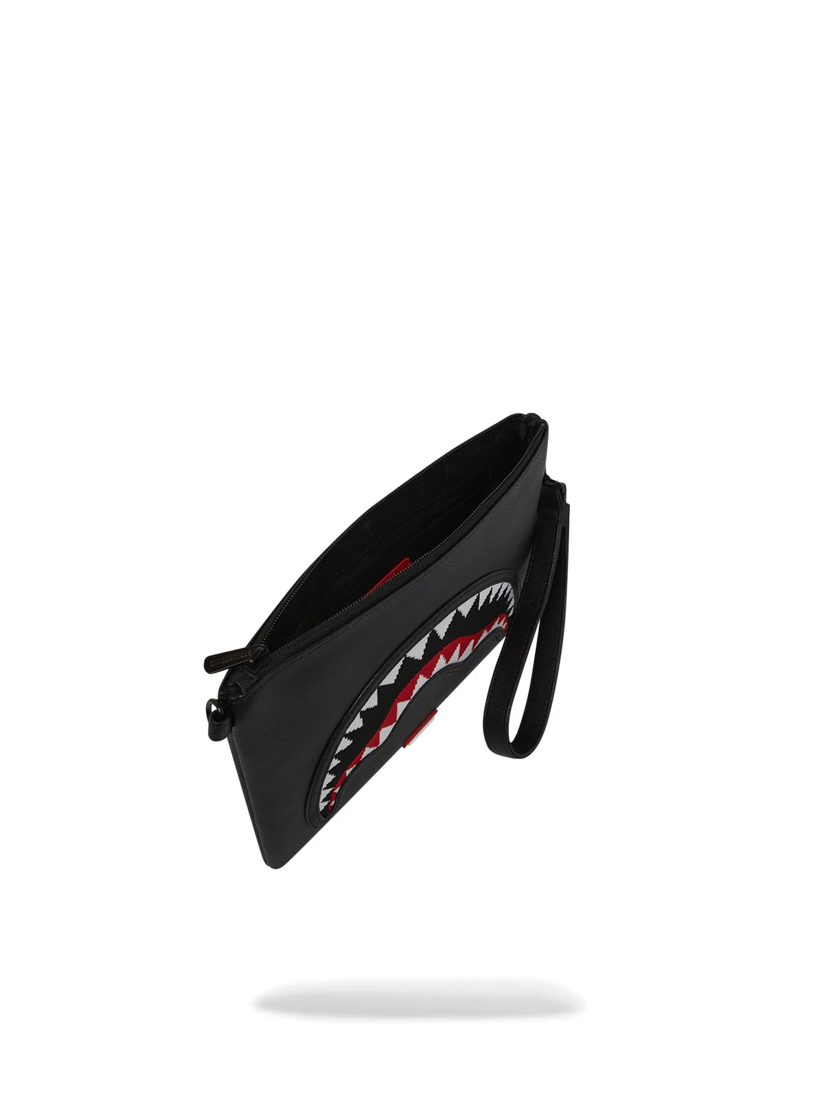 SPRAYGROUND Pochette Uomo FLY KNIT MOUTH CROSSOVER CLUTCH 910B8028NSZ Nero - Image 4