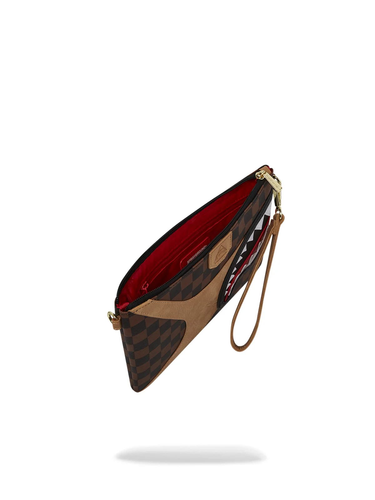 SPRAYGROUND Pochette Uomo HENNYVILLE CROSSOVER CLUTCH 910B7994NSZ MARRONE - Image 3