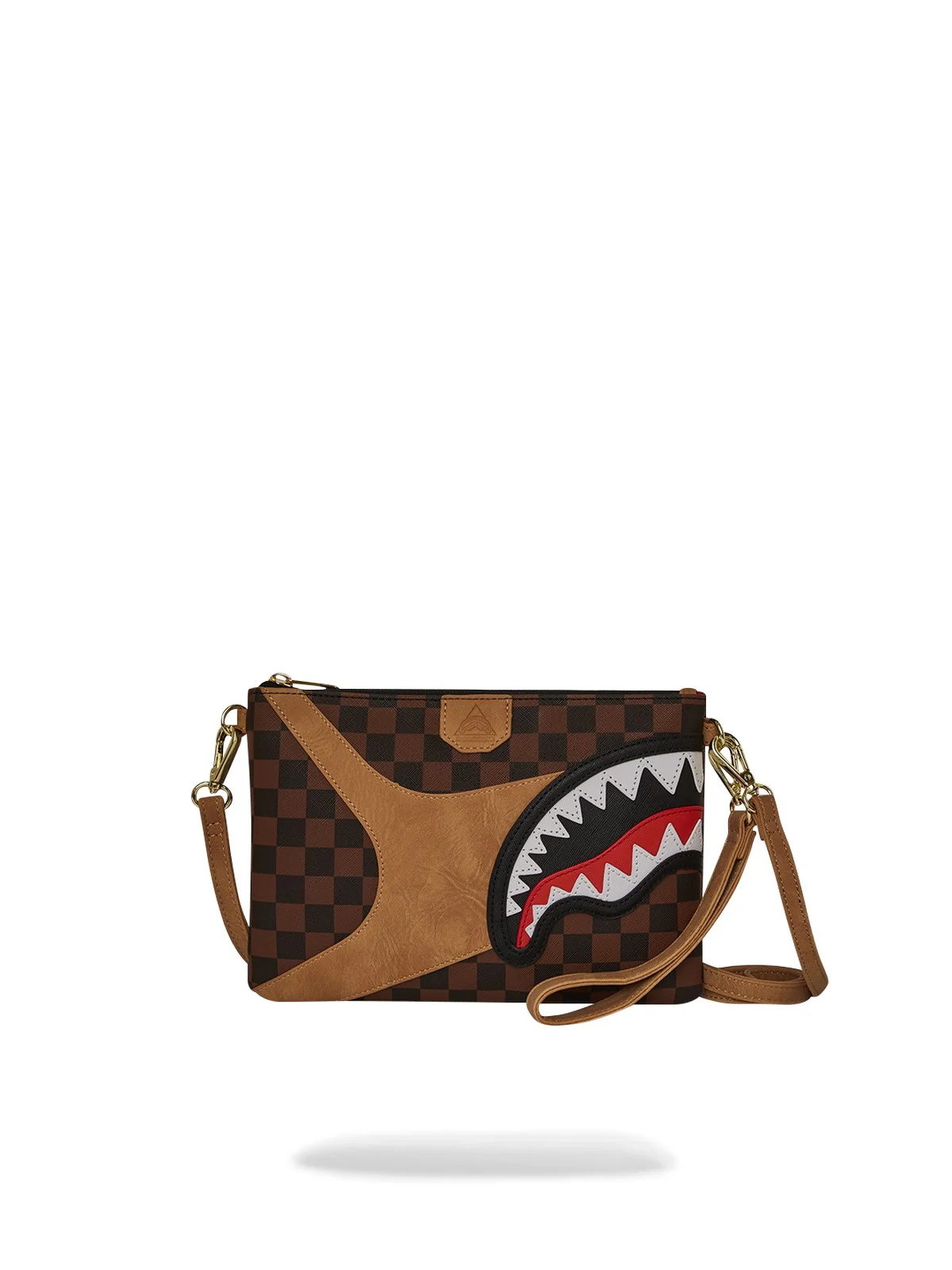 SPRAYGROUND Pochette Uomo HENNYVILLE CROSSOVER CLUTCH 910B7994NSZ MARRONE - Image 4