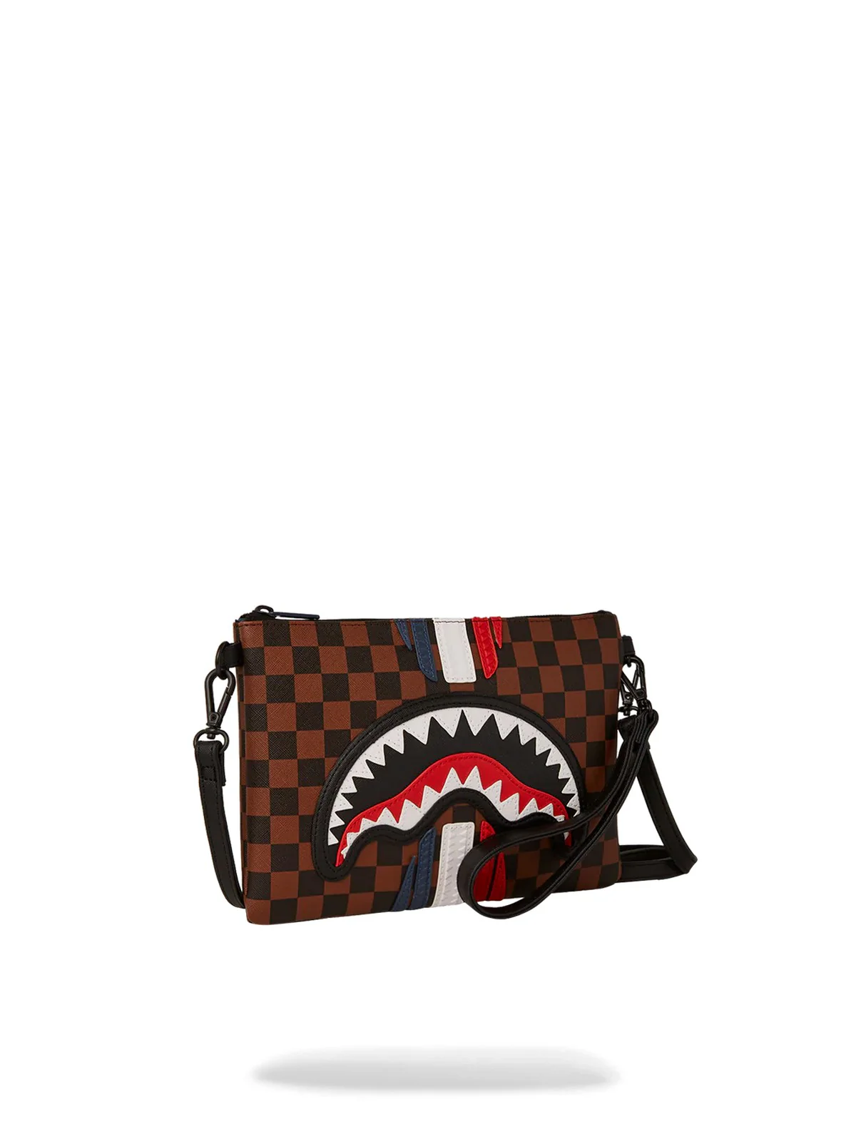 SPRAYGROUND Pochette Uomo MACHINE FRANCAISE POUCHETTE 910B7493NSZ Marrone - Image 2