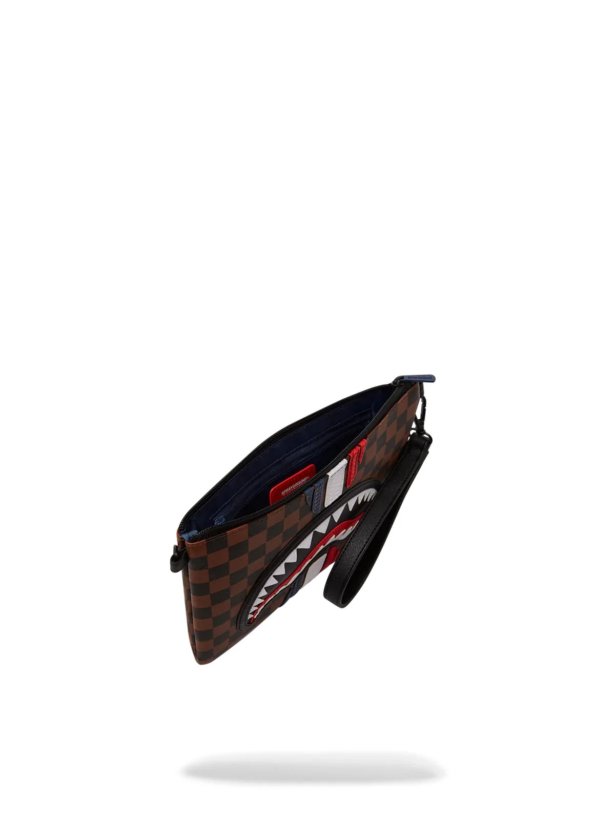 SPRAYGROUND Pochette Uomo MACHINE FRANCAISE POUCHETTE 910B7493NSZ Marrone - Image 5