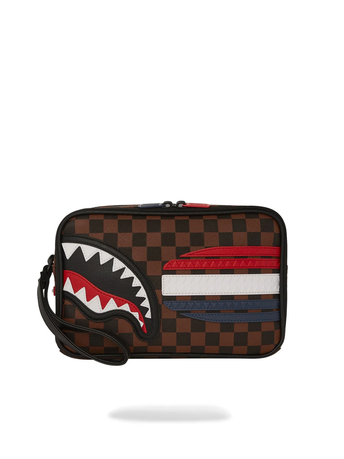 SPRAYGROUND Pochette Uomo MACHINE FRANCAISE TOILETRY 910B7492NSZ Marrone