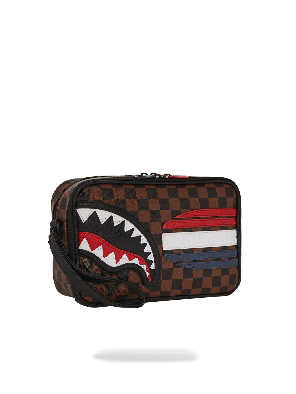 SPRAYGROUND Pochette Uomo MACHINE FRANCAISE TOILETRY 910B7492NSZ Marrone - Image 2