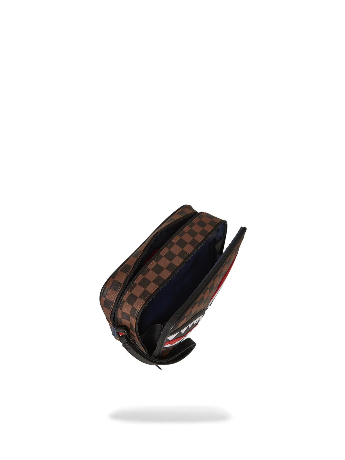 SPRAYGROUND Pochette Uomo MACHINE FRANCAISE TOILETRY 910B7492NSZ Marrone - Image 4