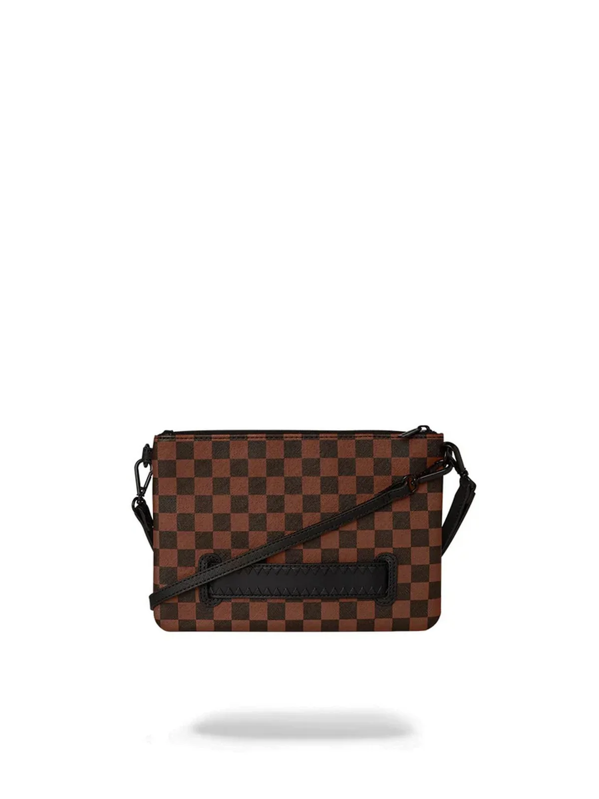 SPRAYGROUND Pochette Uomo SIP CLEAR SM EYES CROSS CLUTCH  STRAP 910B6515NSZ Marrone - Image 3