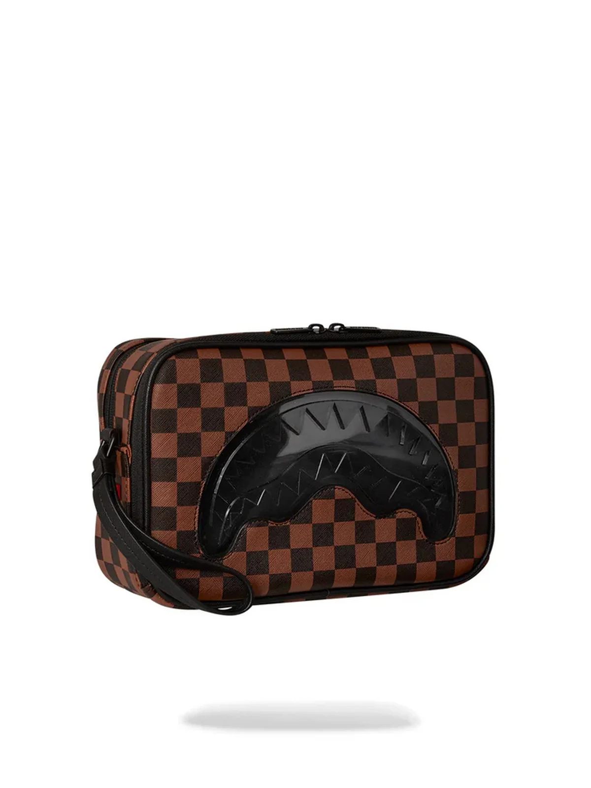 SPRAYGROUND Pochette Uomo SIP CLEAR SM EYES TOILETRY BRICK 910B6516NSZ Marrone - Image 4