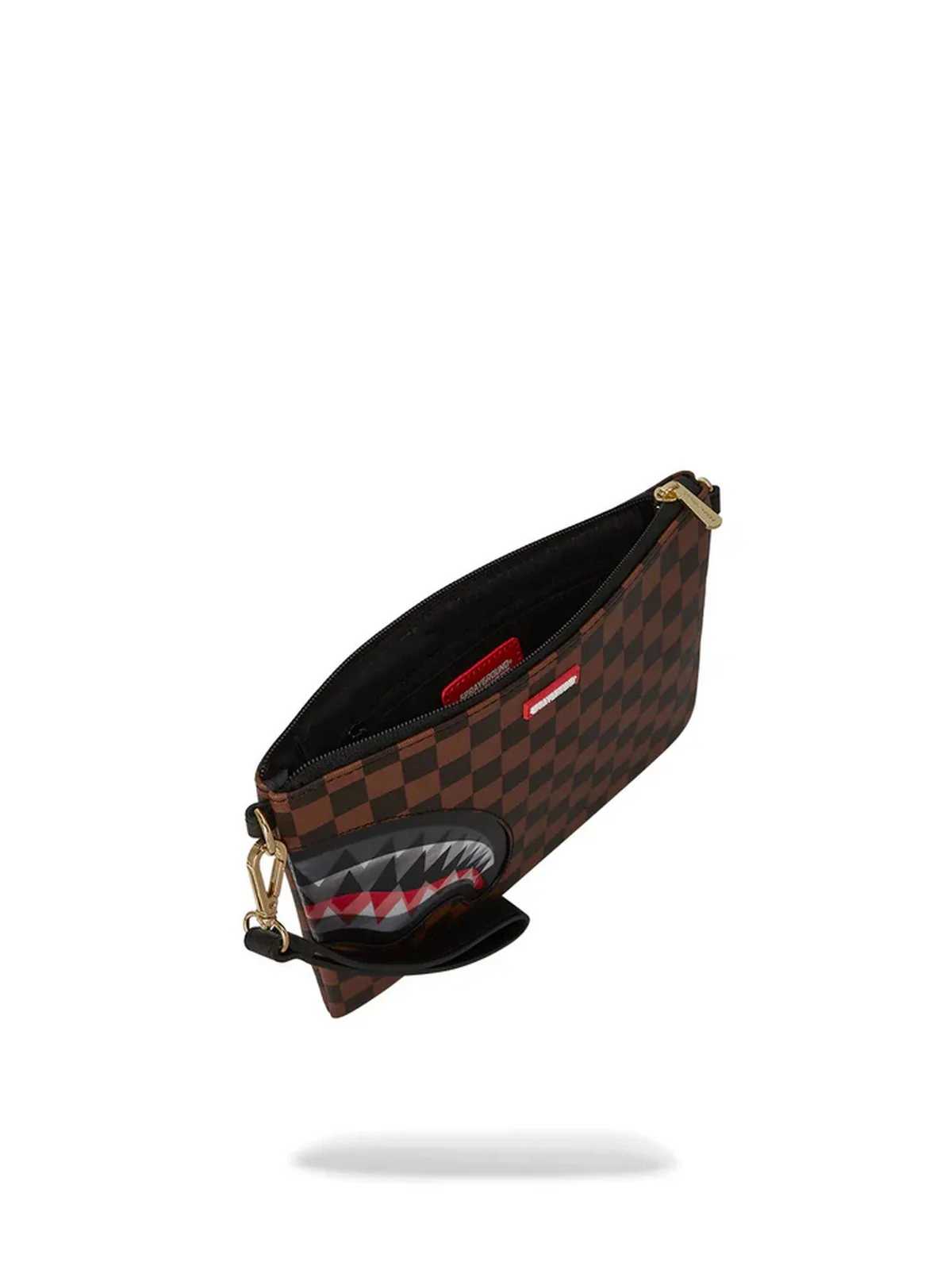 SPRAYGROUND Pochette Uomo SIP LENTICULAR CHOMP CROSS CLUTCH STRAP 910B6524NSZ Marrone - Image 2