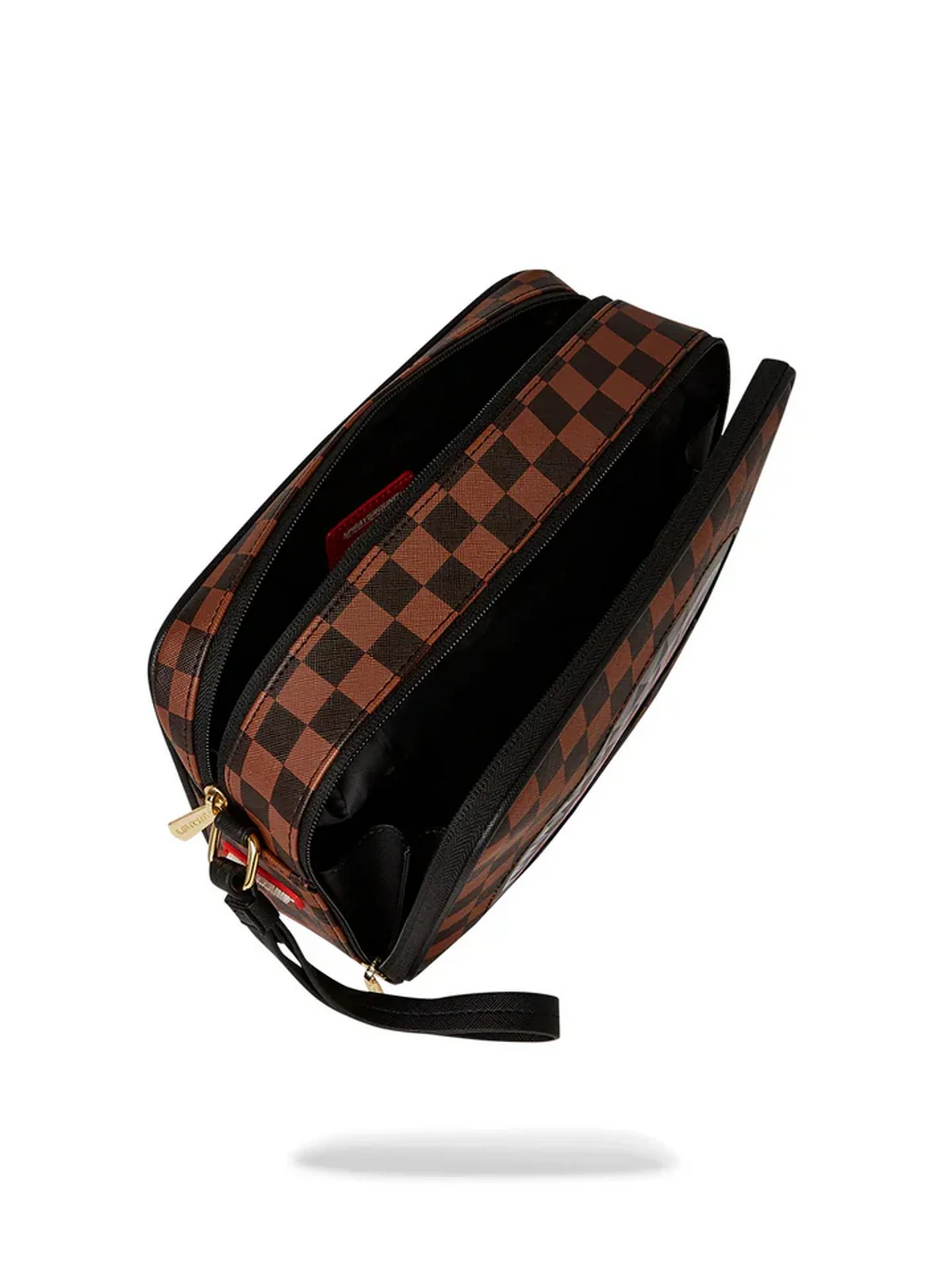 SPRAYGROUND Pochette Uomo SIP LENTICULAR CHOMP TOILETRY BRICK 910B6525NSZ Marrone - Image 2