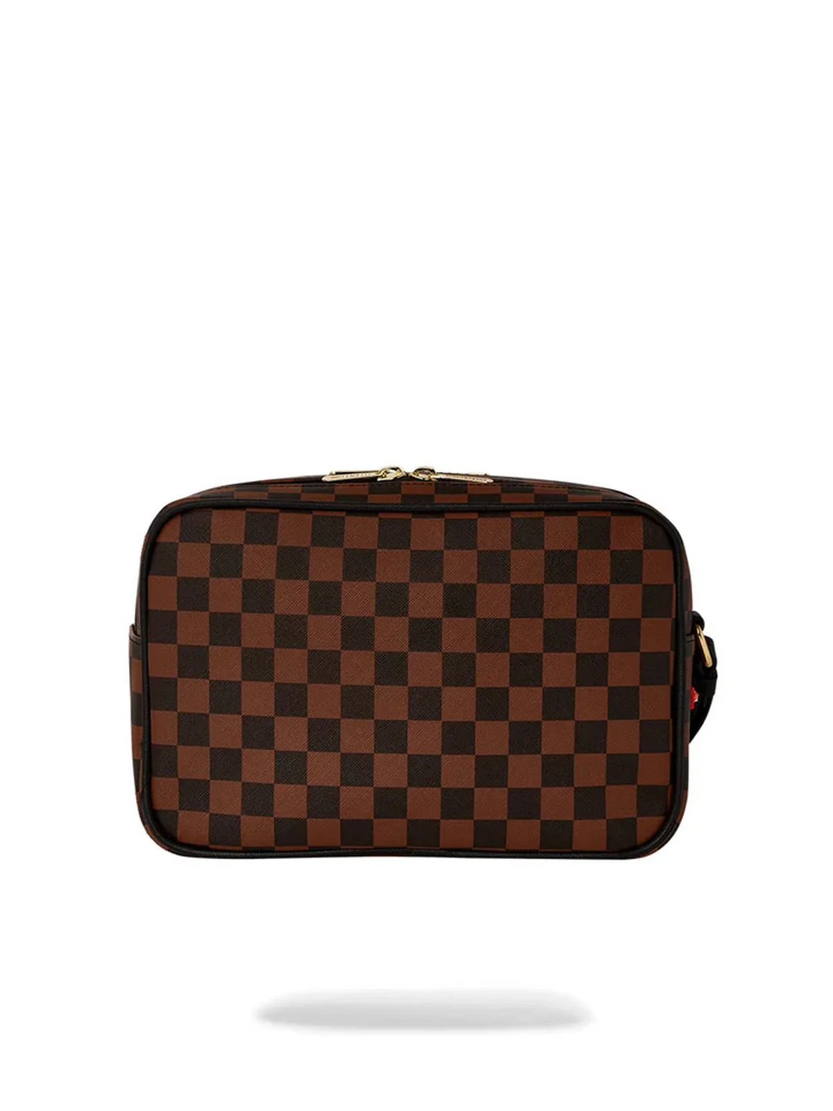 SPRAYGROUND Pochette Uomo SIP LENTICULAR CHOMP TOILETRY BRICK 910B6525NSZ Marrone - Image 3