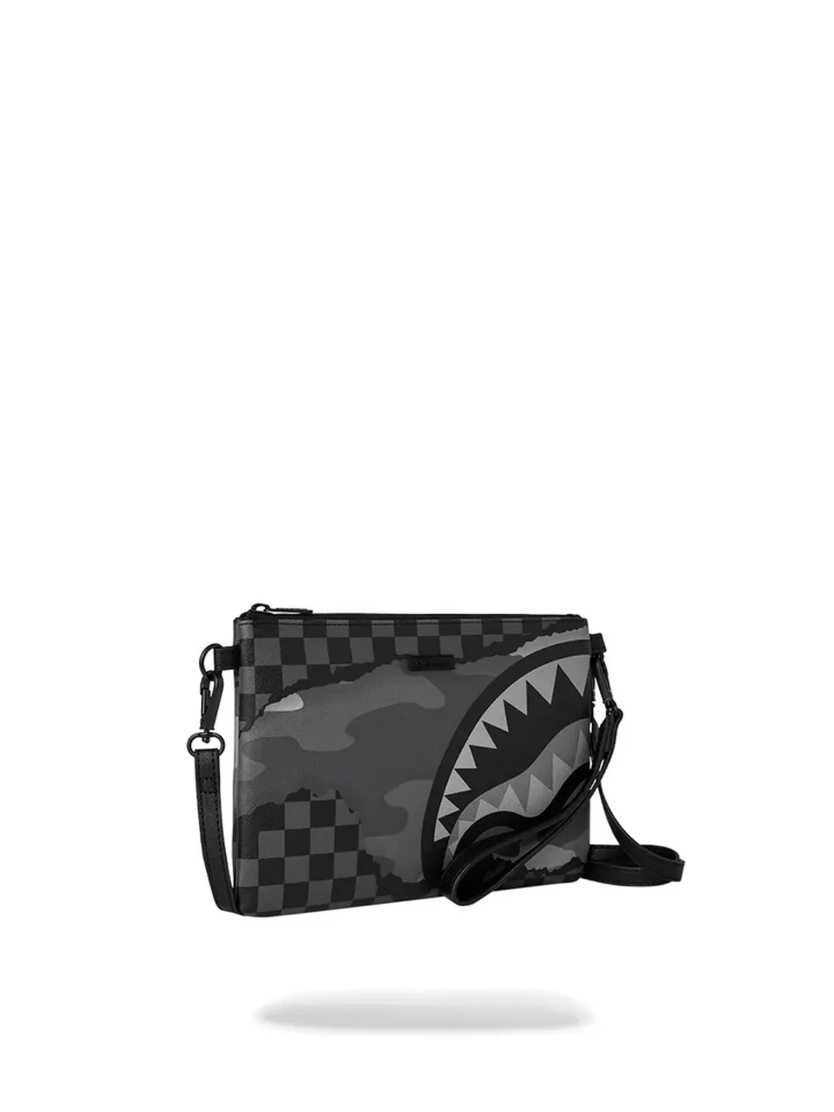 SPRAYGROUND Pochette Uomo SPLIT UP CAMO TEAR CROSS CLUTCH STRAP 910B6582NSZ Nero - Image 3