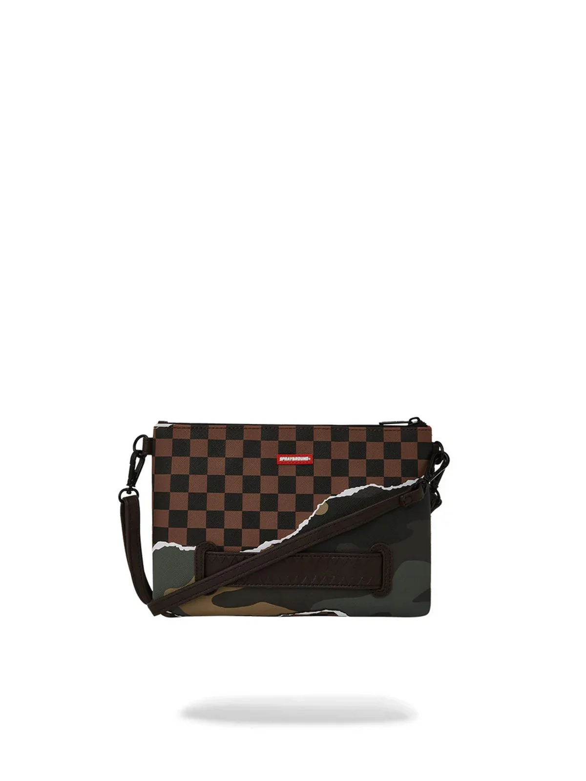 SPRAYGROUND Pochette Uomo TEAR IT UP CAMO POCHETTE 910B6041NSZ Marrone - Image 3