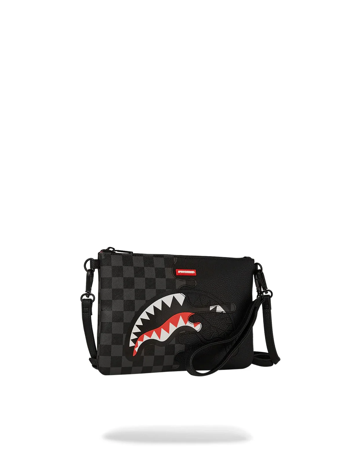 SPRAYGROUND Pochette Uomo UNFINISHED SHARK POUCHETTE 910B7479NSZ Grigio - Image 2