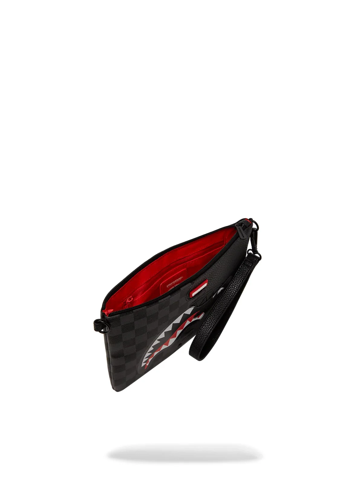 SPRAYGROUND Pochette Uomo UNFINISHED SHARK POUCHETTE 910B7479NSZ Grigio - Image 5