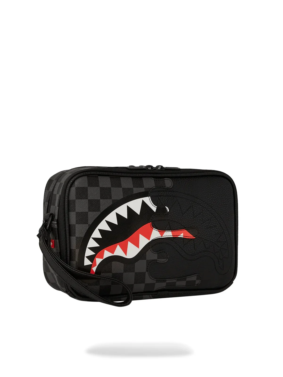 SPRAYGROUND Pochette Uomo UNFINISHED SHARK TOILETRY 910B7480NSZ Grigio - Image 2