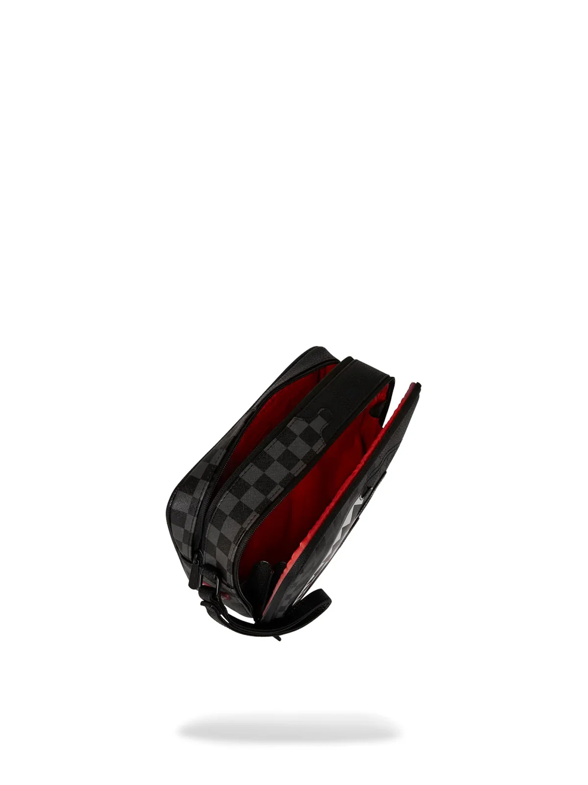 SPRAYGROUND Pochette Uomo UNFINISHED SHARK TOILETRY 910B7480NSZ Grigio - Image 4