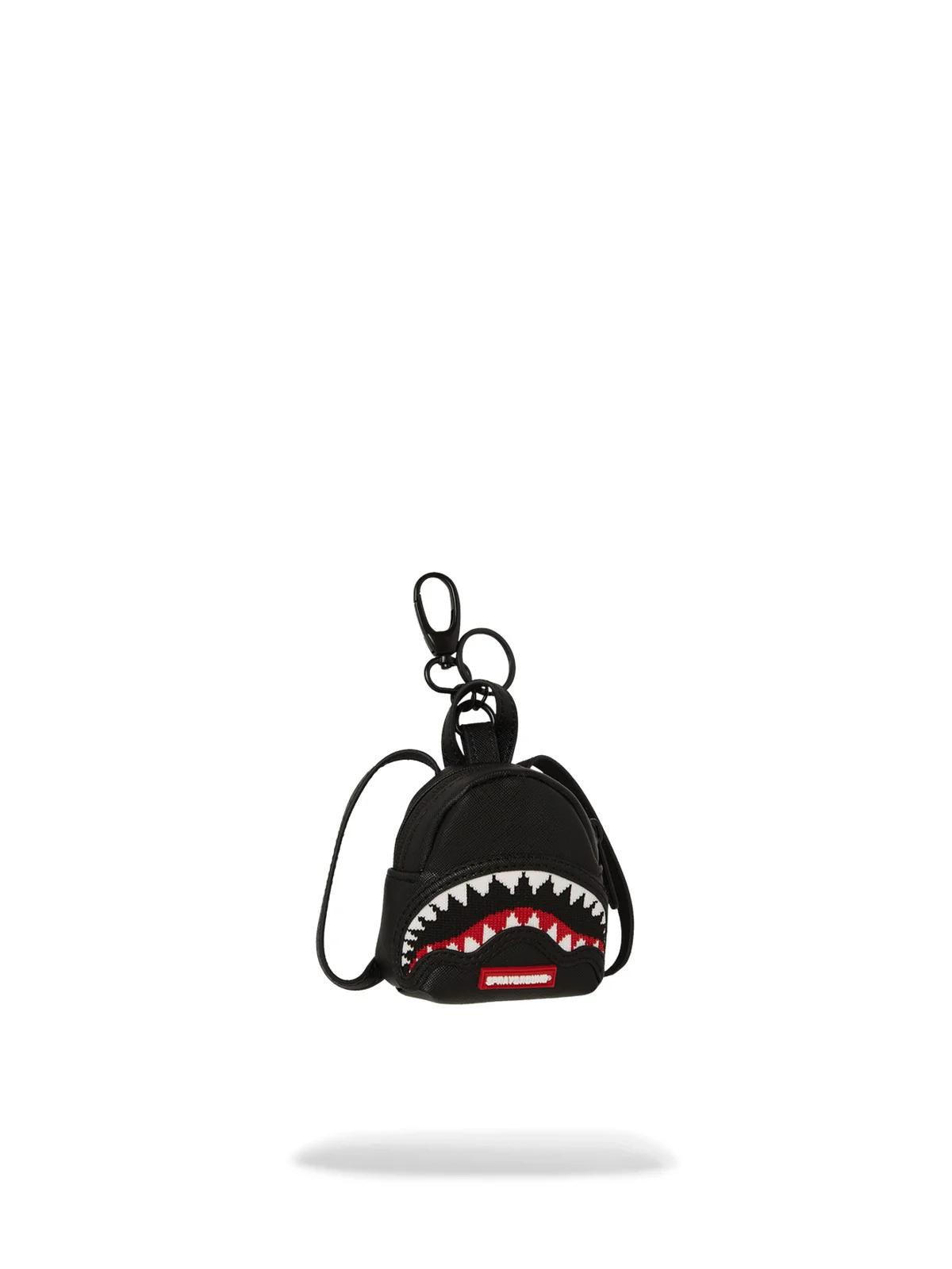 SPRAYGROUND Portachiavi Unisex adulto FLY KNIT MOUTH KEYCHAIN 910K8031NSZ Nero - Image 2