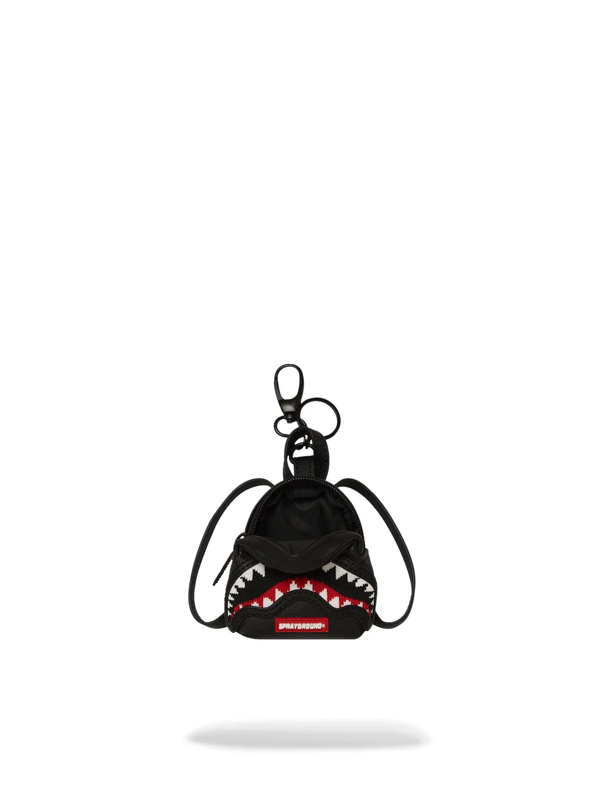 SPRAYGROUND Portachiavi Unisex adulto FLY KNIT MOUTH KEYCHAIN 910K8031NSZ Nero - Image 3