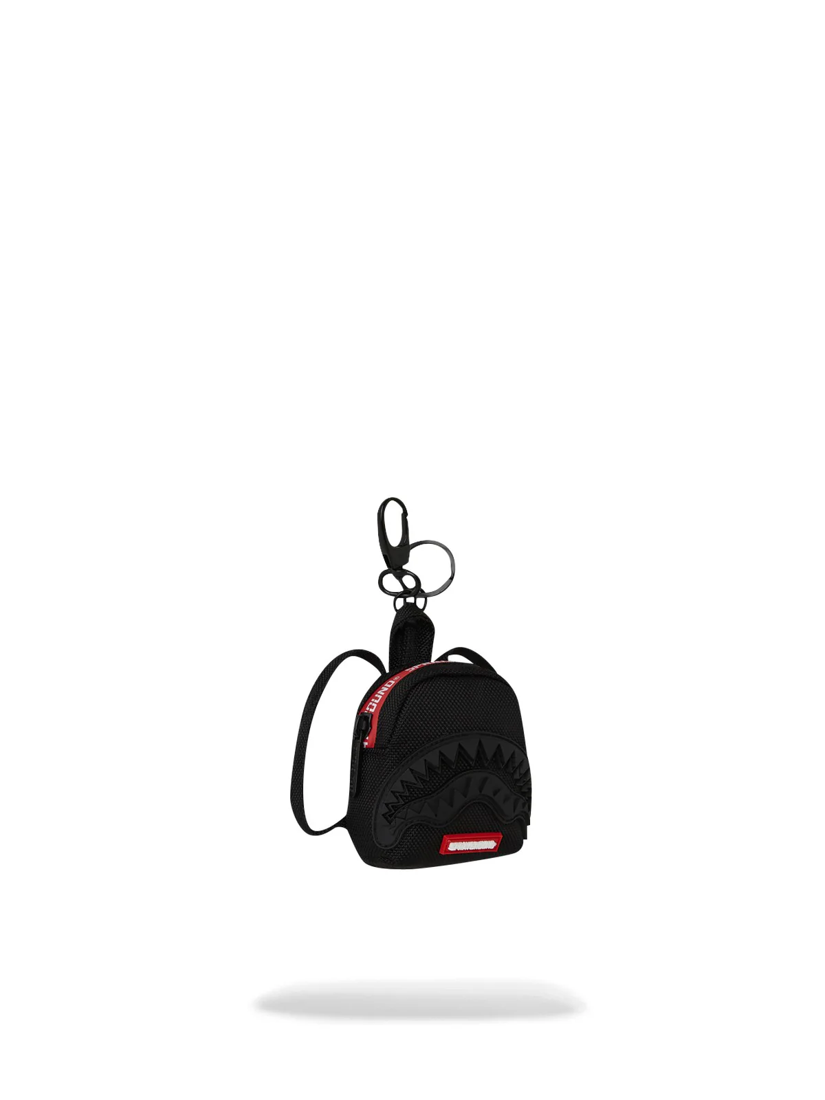 SPRAYGROUND Portachiavi Unisex adulto PRINTED ZIPPER SHARK KEYCHAIN 910K8064NSZ Nero - Image 2