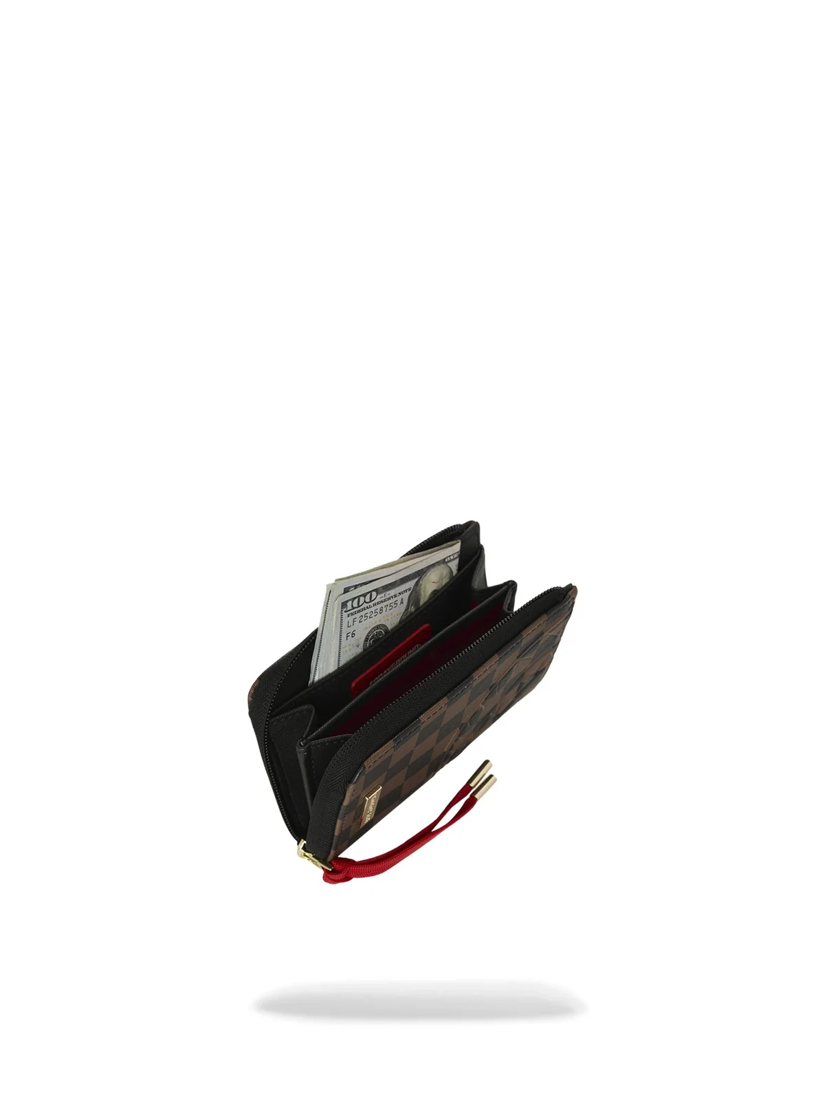 SPRAYGROUND Portafoglio Unisex adulto RED REDEMPTION  WALLET 910W8902NSZ Marrone - Image 4