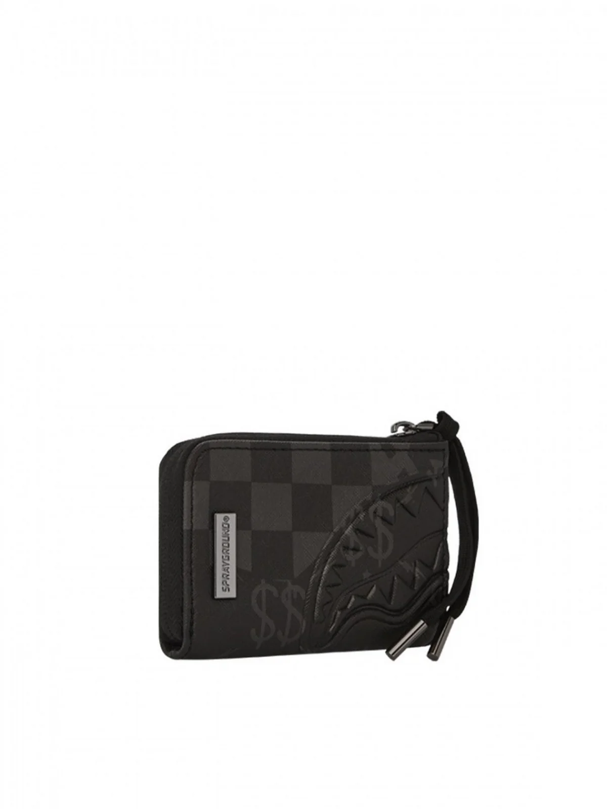 SPRAYGROUND Portafoglio Uomo 3AM CHECK WALLET 910W7501NSZ Grigio - Image 3