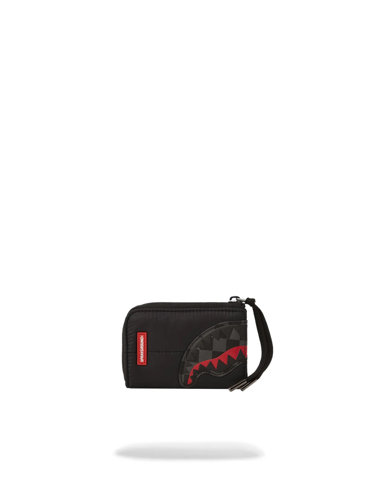 SPRAYGROUND Portafoglio Uomo BLACK PUFFER GREY CHECK WALLET 910W6859NSZ Nero - Image 2