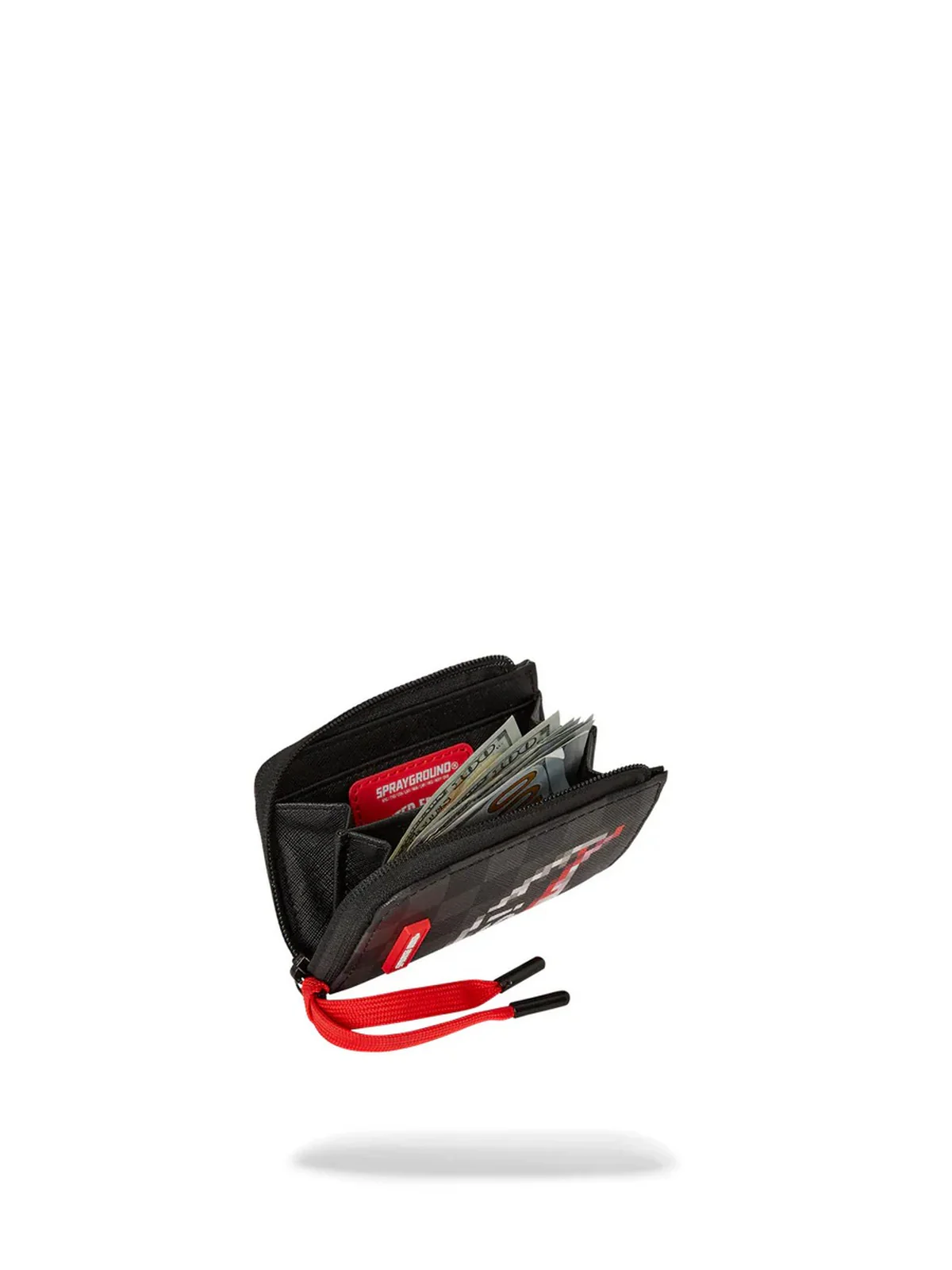 SPRAYGROUND Portafoglio Uomo CENSORED WALLET 910W5959NSZ Nero - Image 4