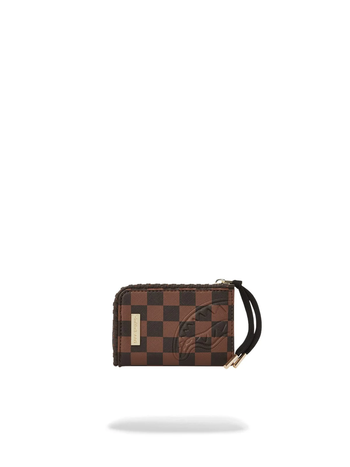 SPRAYGROUND Portafoglio Uomo CORE EMBOSS CHECK WALLET 910W6836NSZ Marrone - Image 2