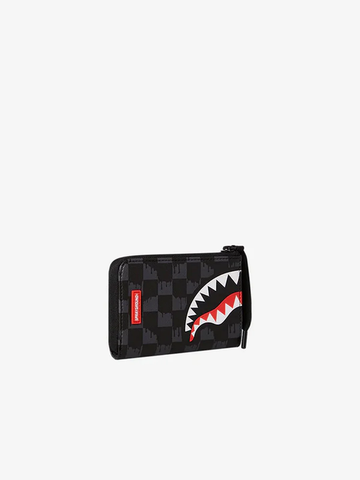 SPRAYGROUND Portafoglio Uomo DRIP CHECK SHARK WALLET 910W6575NSZ Nero - Image 3