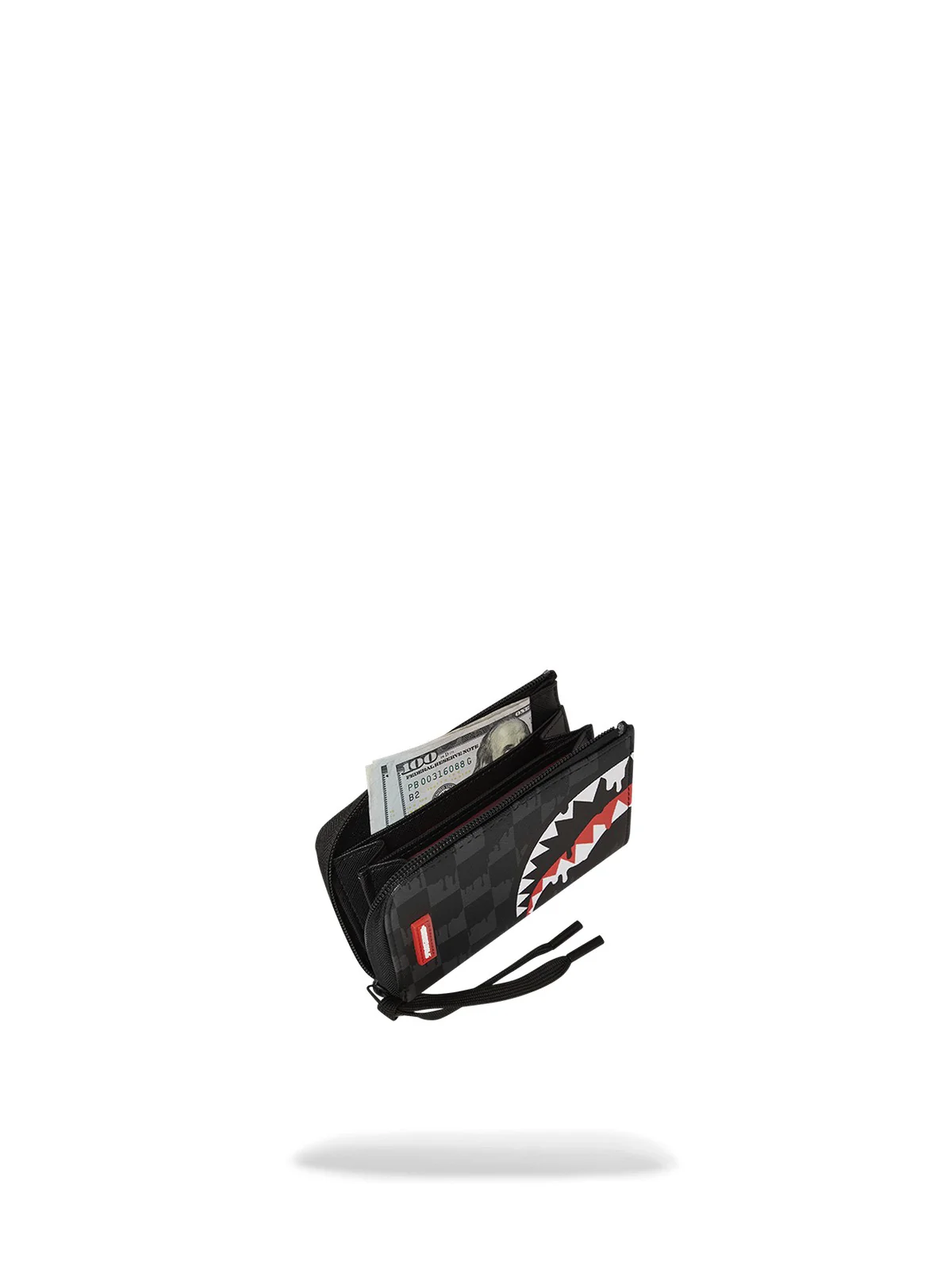 SPRAYGROUND Portafoglio Uomo DRIPPING SHARKS IN PARIS WALLET 910W7970NSZ Nero - Image 2