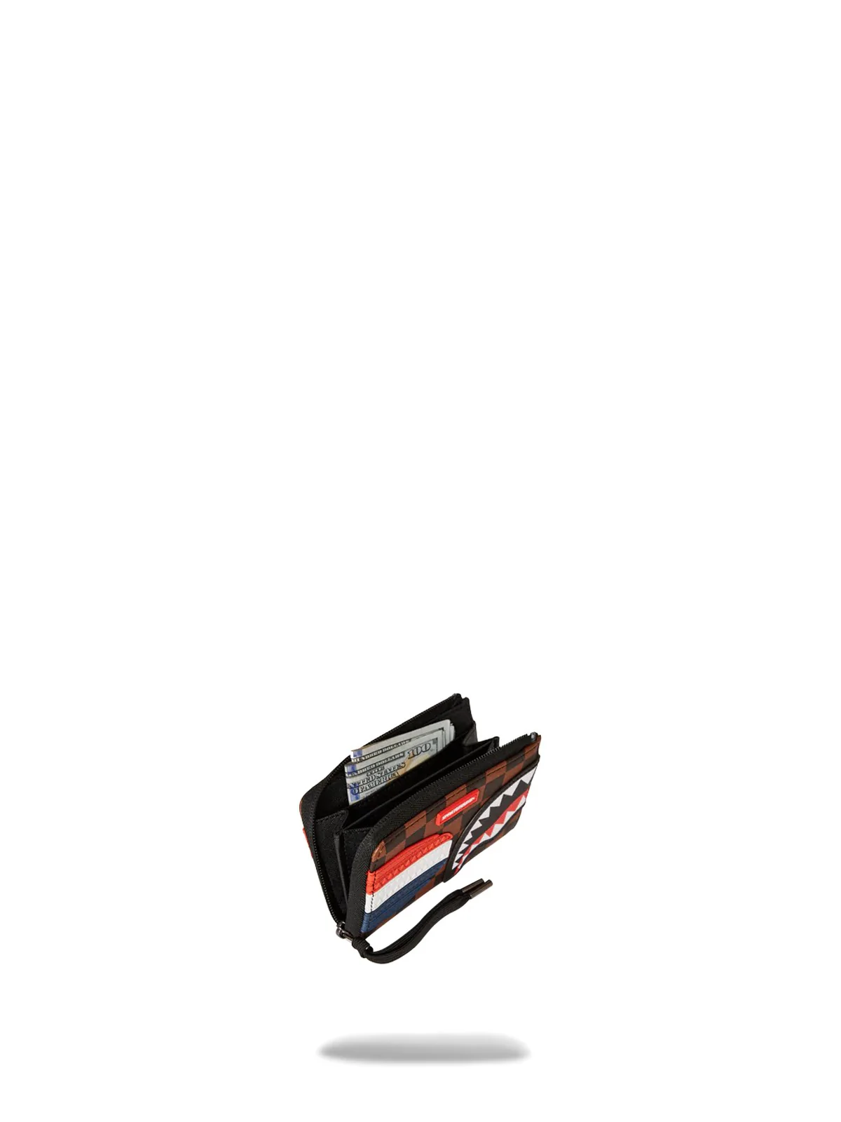 SPRAYGROUND Portafoglio Uomo MACHINE FRANCAISE WALLET 910W7495NSZ Marrone - Image 4