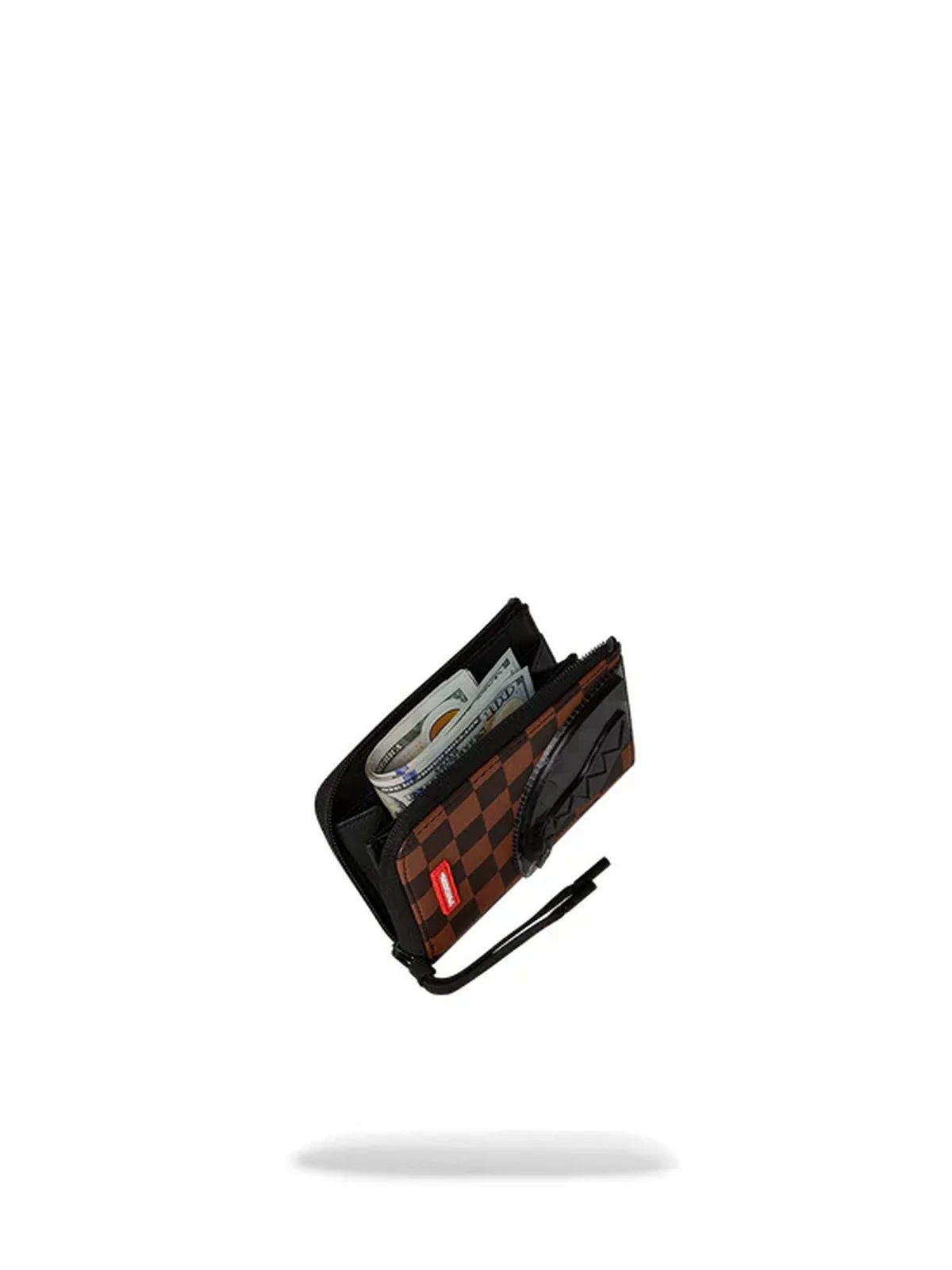 SPRAYGROUND Portafoglio Uomo SIP CLEAR SM EYES WALLET 910W6517NSZ Marrone - Image 4