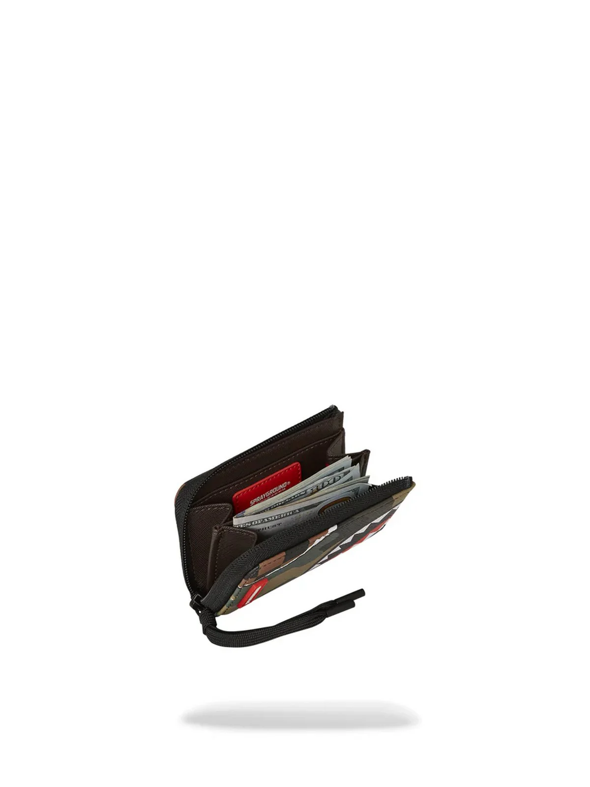 SPRAYGROUND Portafoglio Uomo TEAR IT UP CAMO WALLET 910W6045NSZ Marrone - Image 4