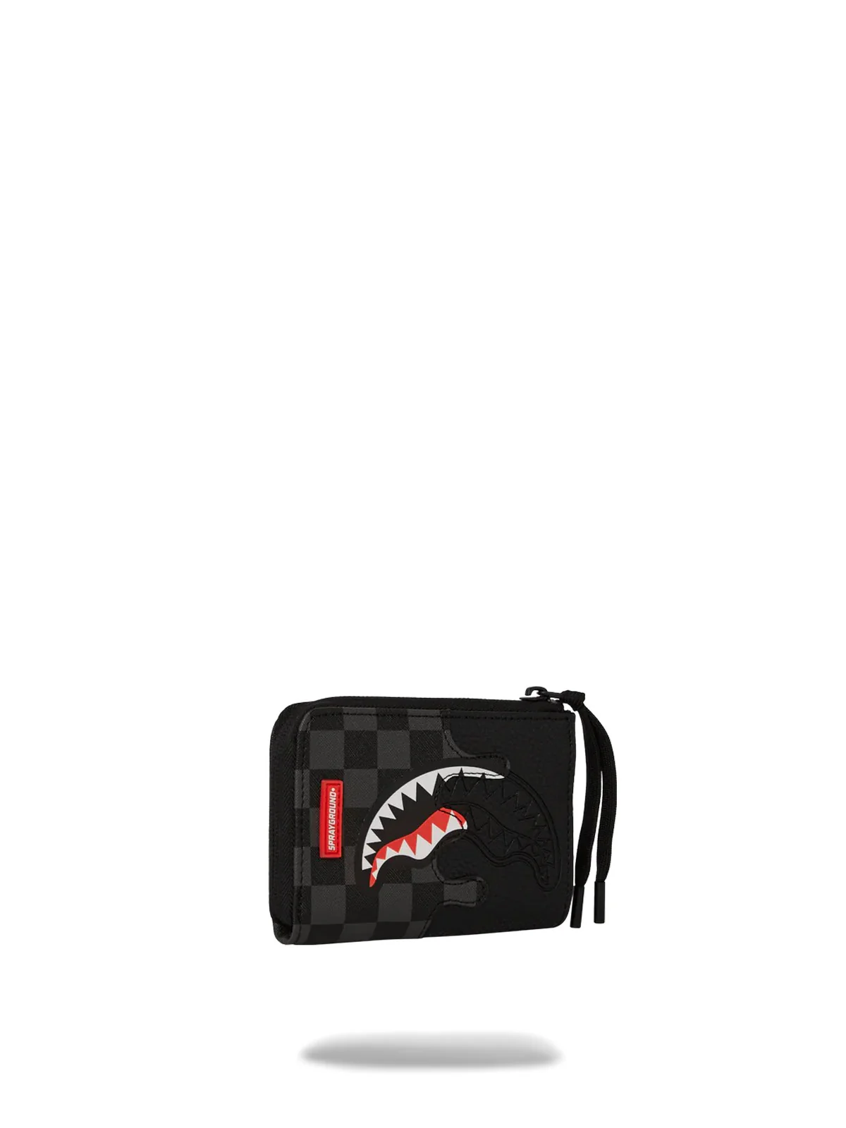 SPRAYGROUND Portafoglio Uomo UNFINISHED SHARK WALLET 910W7477NSZ Nero - Image 2