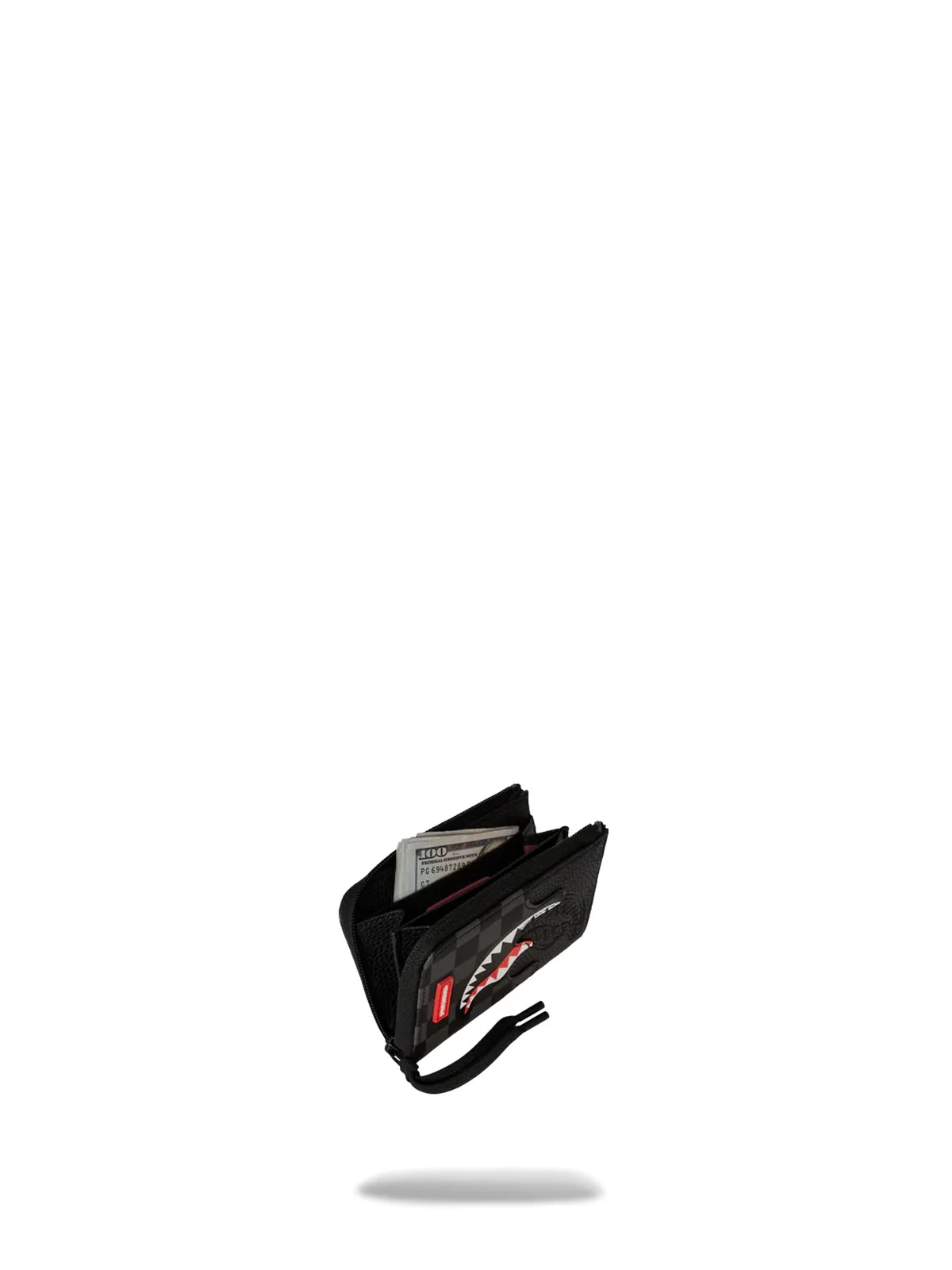 SPRAYGROUND Portafoglio Uomo UNFINISHED SHARK WALLET 910W7477NSZ Nero - Image 4