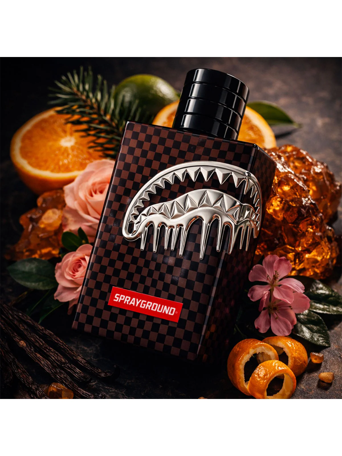 SPRAYGROUND Profumo Uomo BLACK CHECK FRAGRANCE EAU02BROWN - Image 3