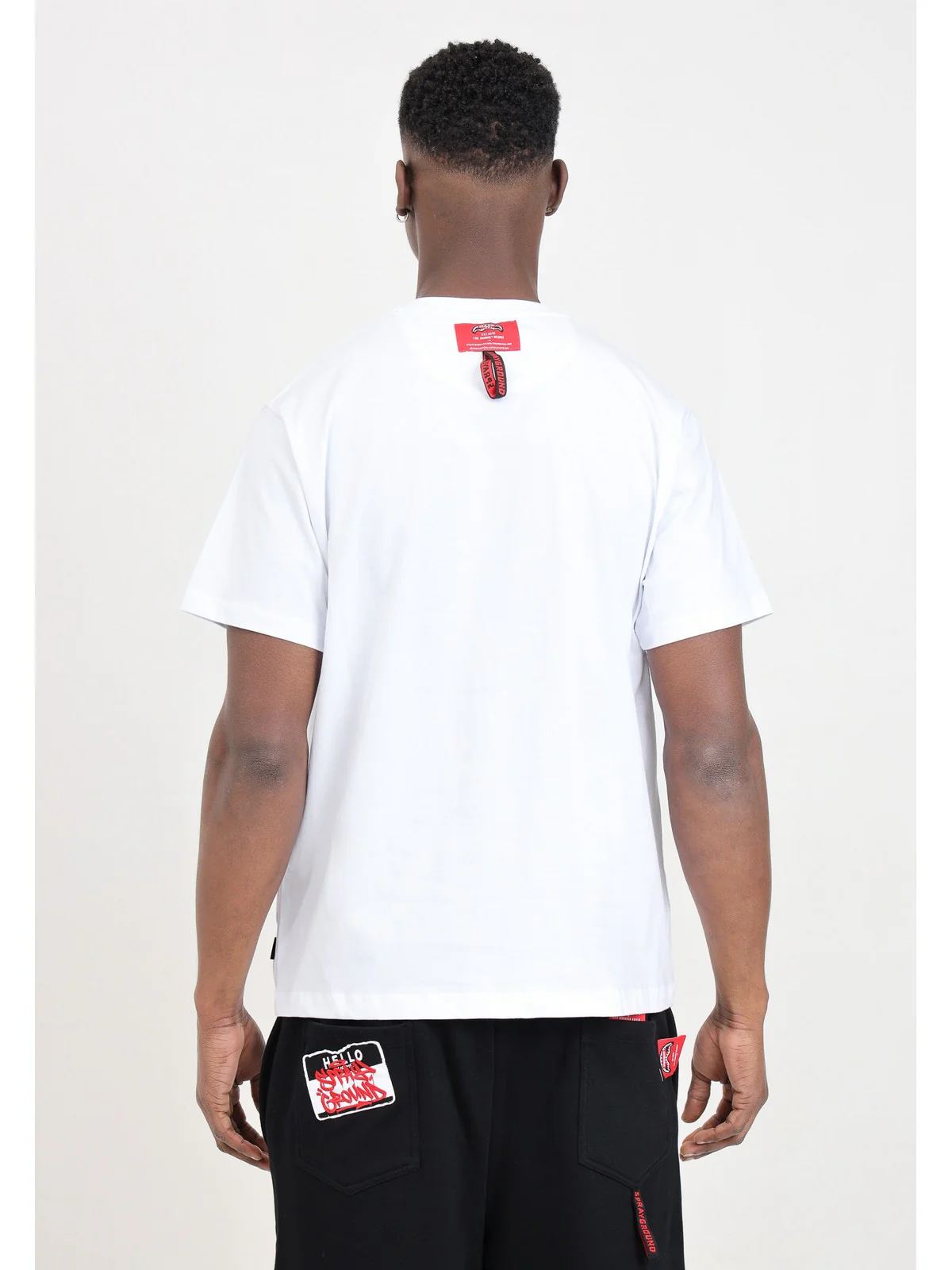 SPRAYGROUND T-Shirt e Polo Uomo  SP439WHT Bianco - Image 3