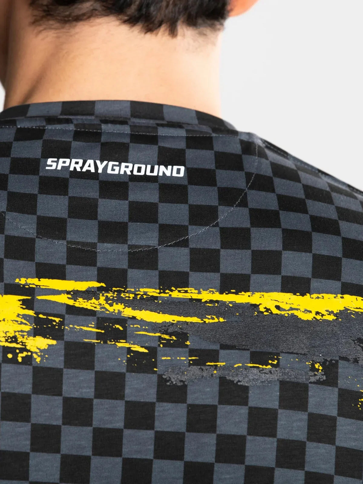 SPRAYGROUND T-shirt Uomo  SP688GREY Grigio - Image 6