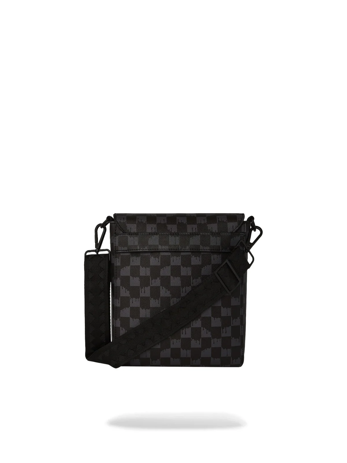 SPRAYGROUND Tracolla Uomo DRIP CHECK SHARK MESSENGER SLING 910B6572NSZ Nero - Image 5