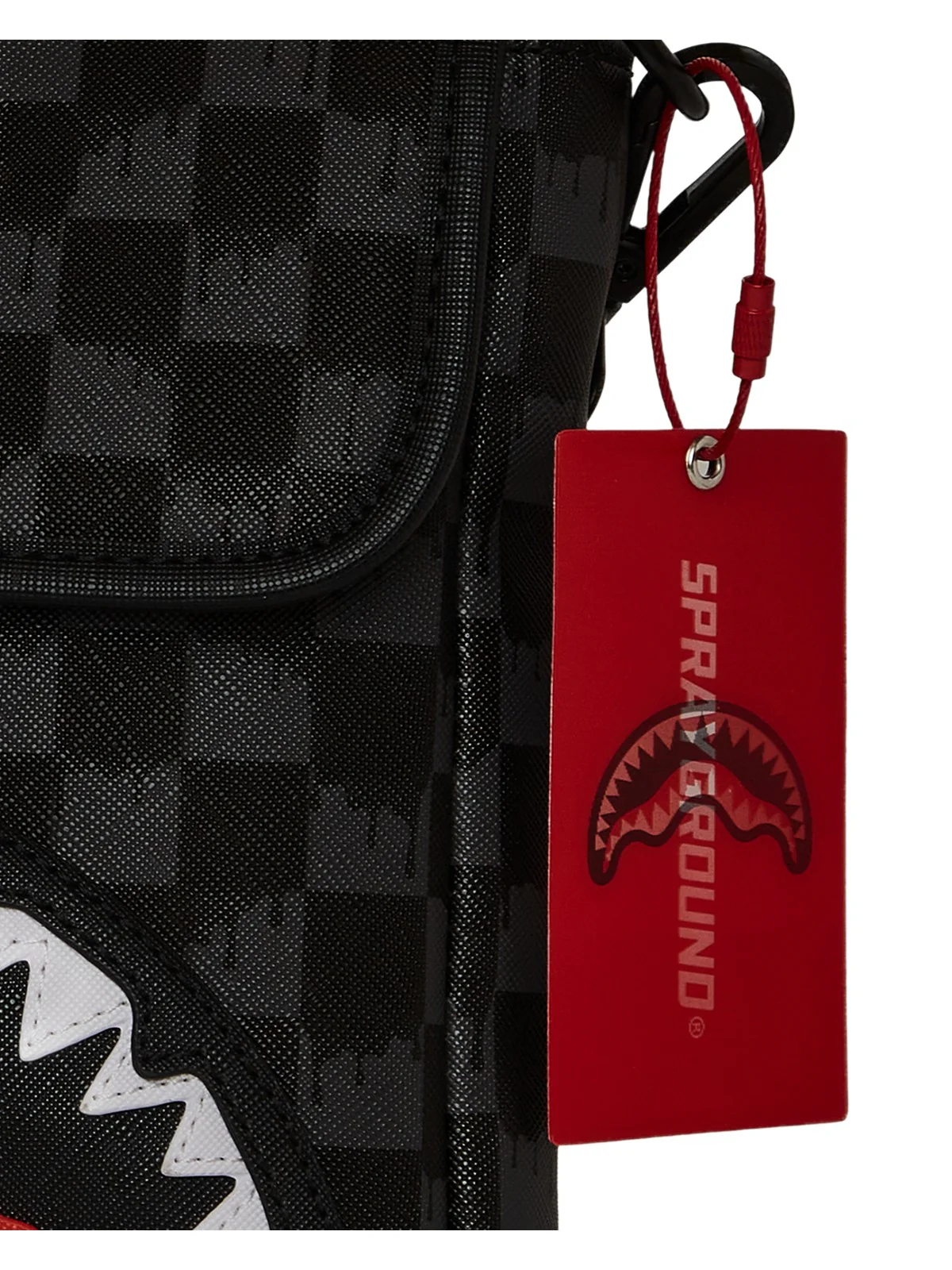 SPRAYGROUND Tracolla Uomo DRIPPING SHARKS IN PARIS MESSENGER SLING 910B7962NSZ Nero - Image 2