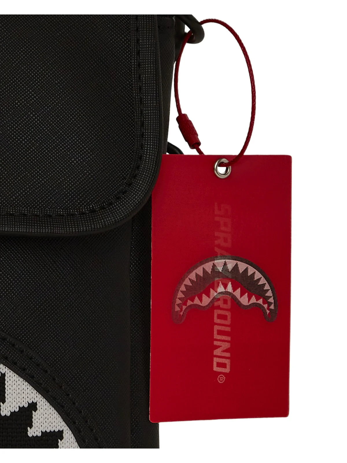 SPRAYGROUND Tracolla Uomo FLY KNIT MOUTH MESSENGER SLING 910B8026NSZ Nero - Image 2