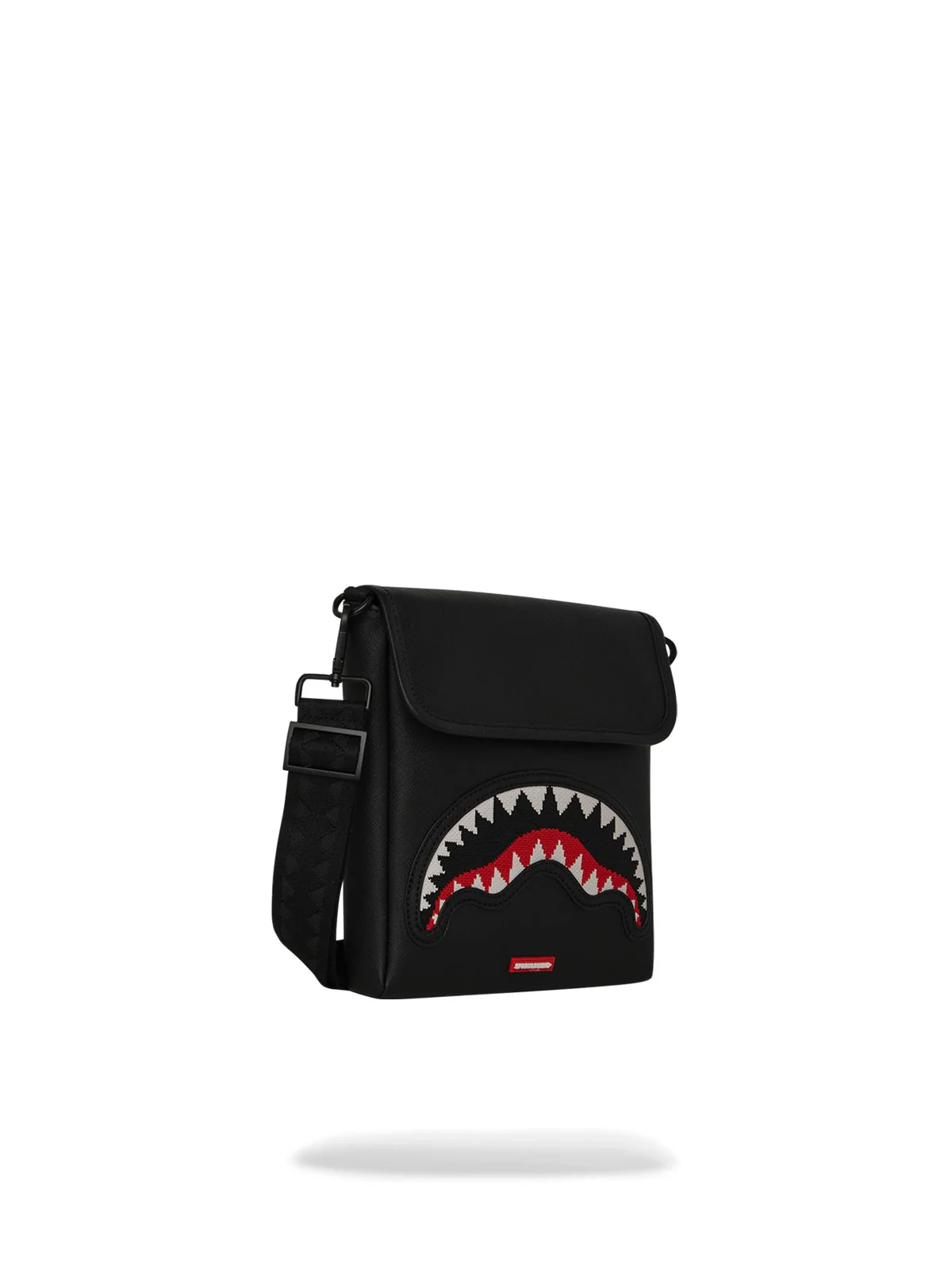 SPRAYGROUND Tracolla Uomo FLY KNIT MOUTH MESSENGER SLING 910B8026NSZ Nero - Image 4