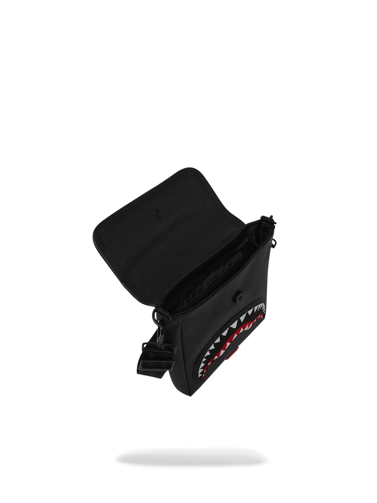 SPRAYGROUND Tracolla Uomo FLY KNIT MOUTH MESSENGER SLING 910B8026NSZ Nero - Image 5