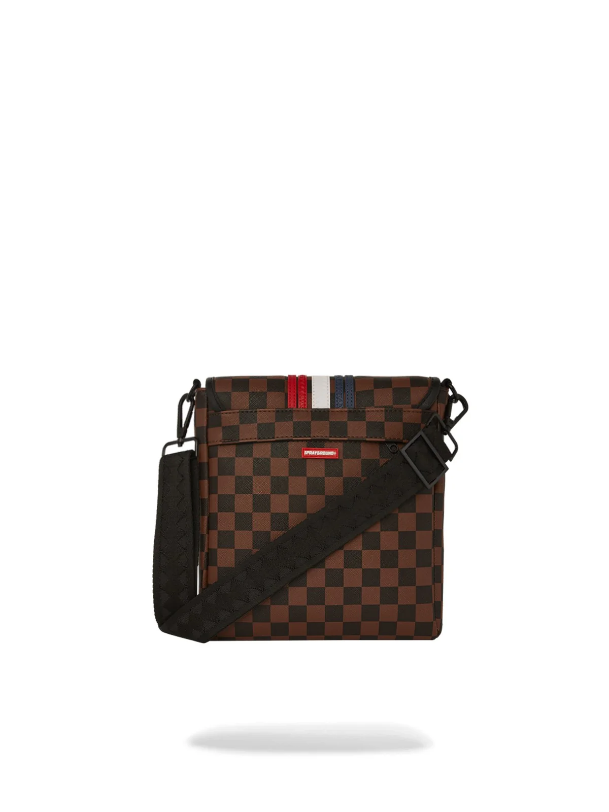 SPRAYGROUND Tracolla Uomo MACHINE FRANCAISE MESSENGER SLING 910B7489NSZ Marrone - Image 3