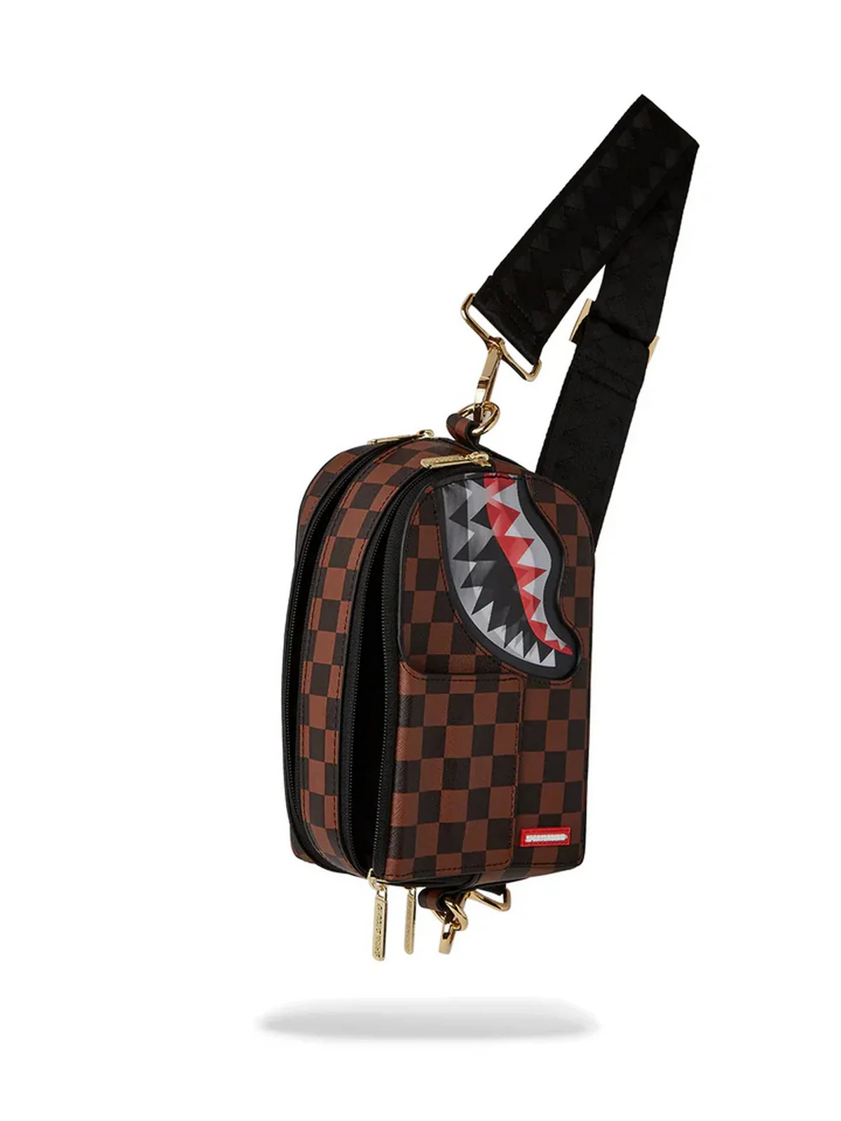 SPRAYGROUND Tracolla Uomo SIP LENTICULAR CHOMP BACKPACK SLING 910B6521NSZ Marrone - Image 2